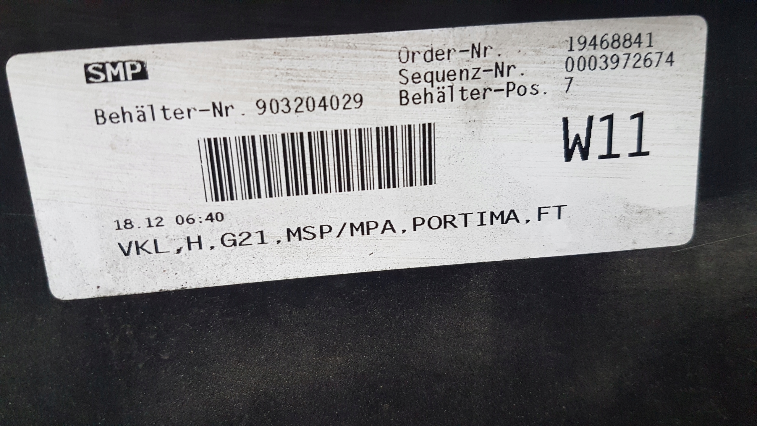 bumper rear BMW SERIA 3 G21 m-packet