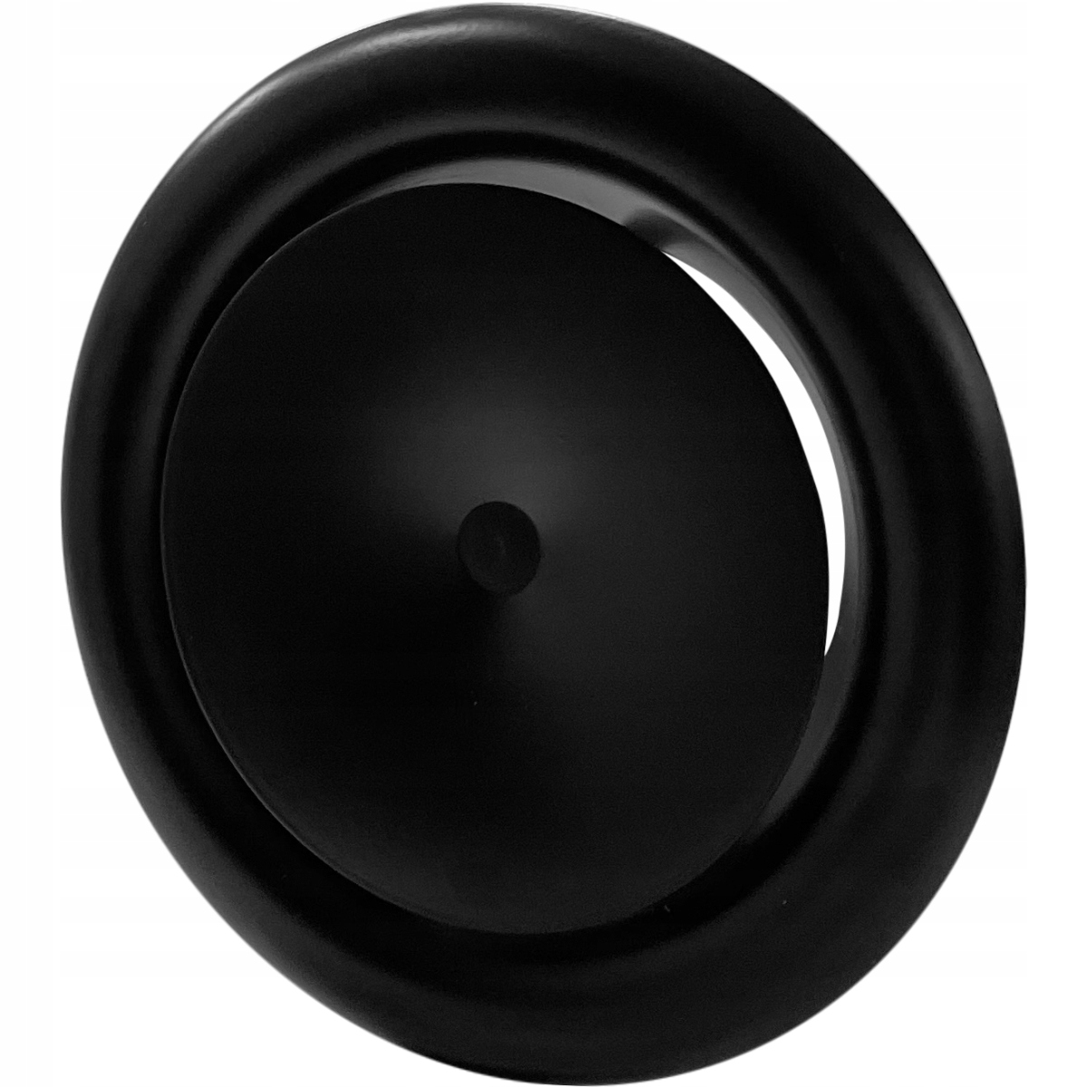 Anemostat nawiewny kratka Ø 160mm metalowy CZARNY