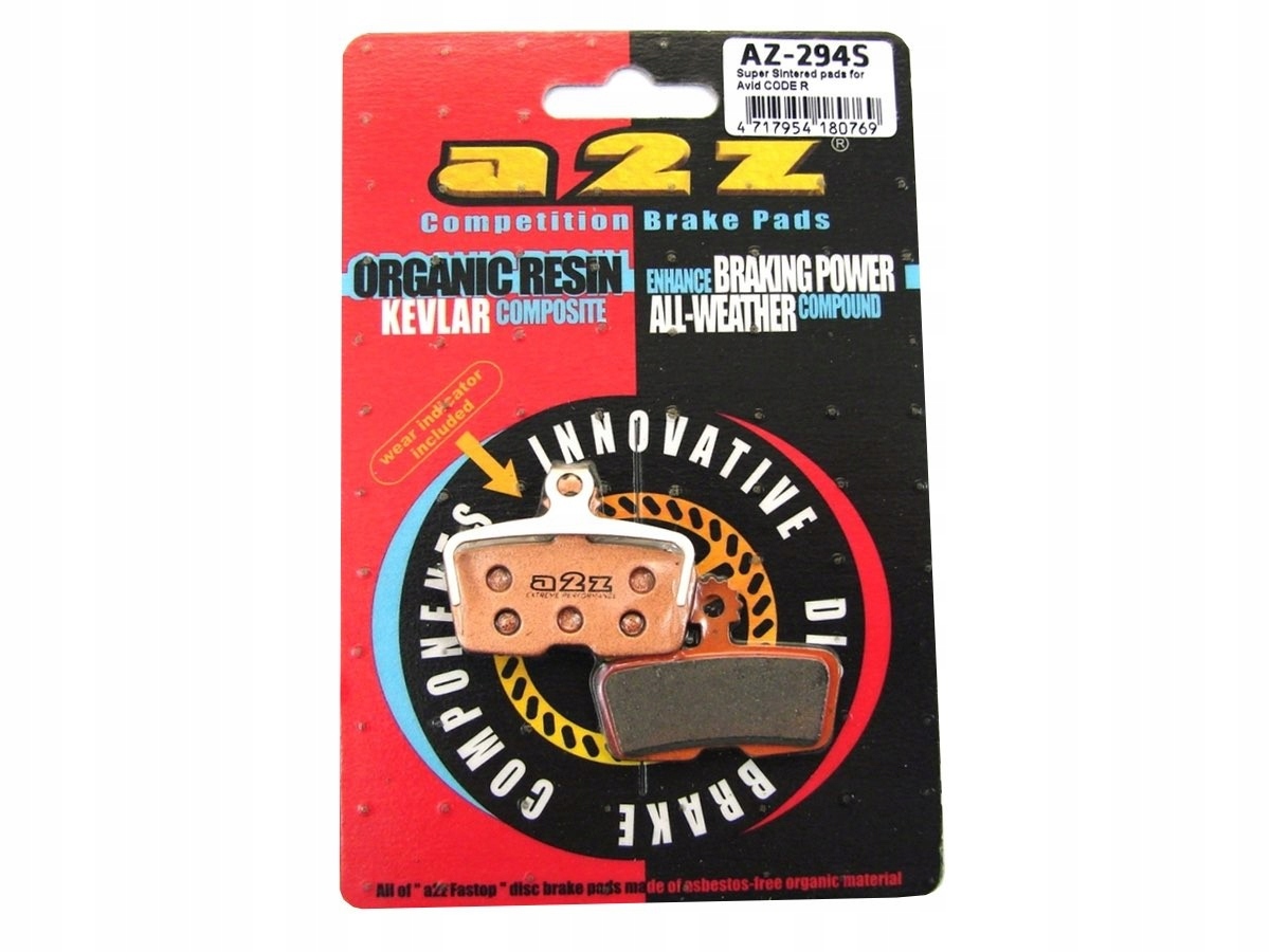 

Avid Code R metaliczne klocki hamulcowe od A2Z