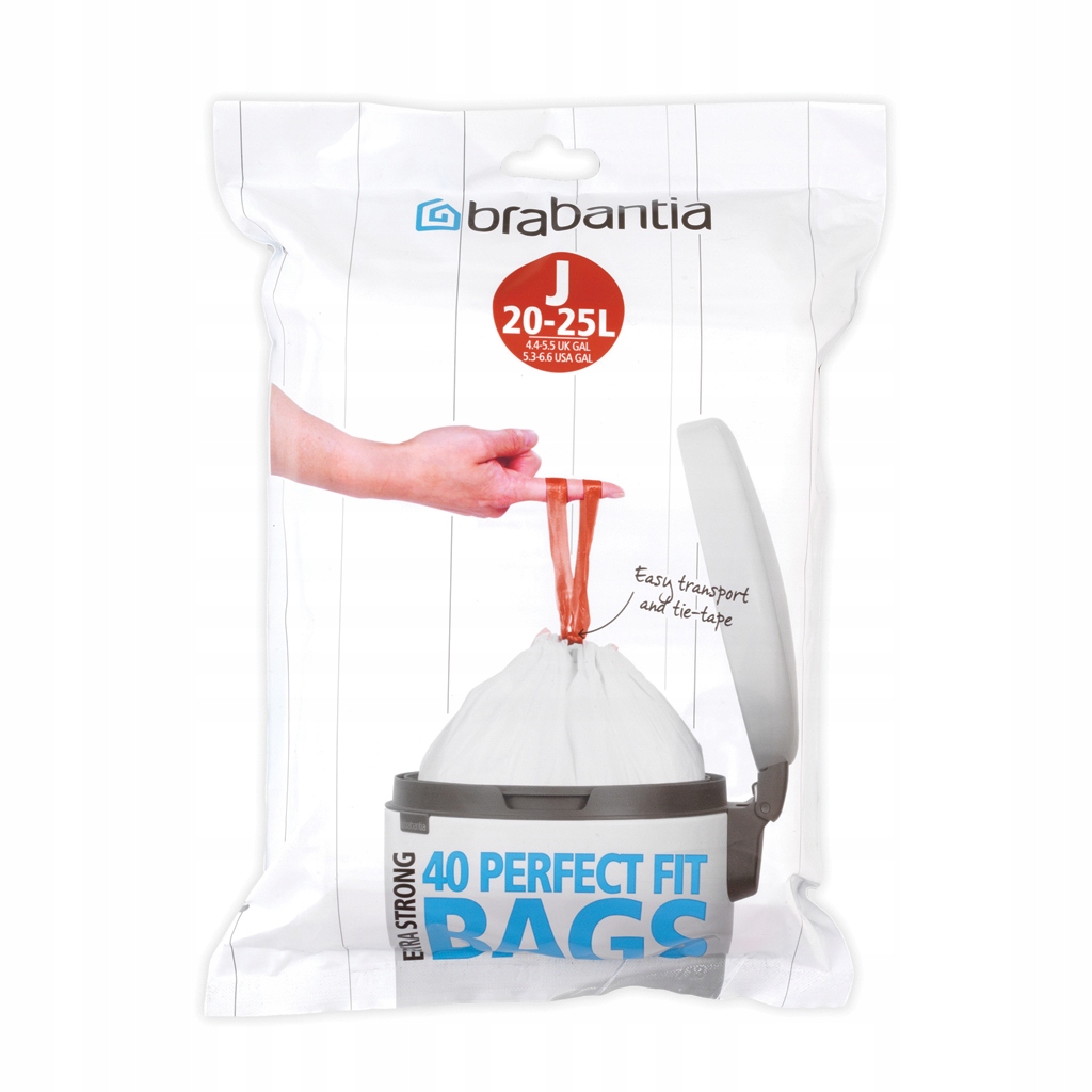 

Worki Na Śmieci 20-25L Rozmiar J 40SZT. Brabantia