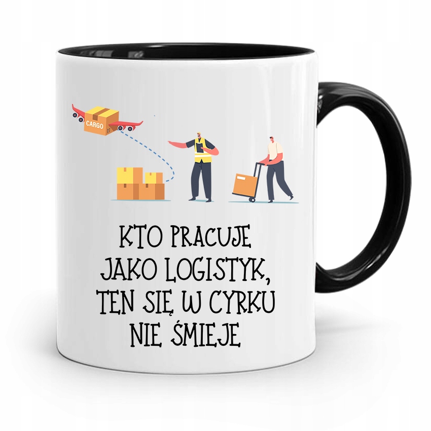 

Dla Logistyka Kubek Czarny Na Urodziny
