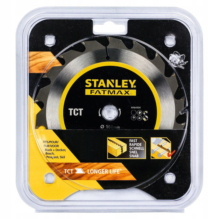 

Stanley STA15320 Tarcza Widiowa Do Drewna 160x20mm