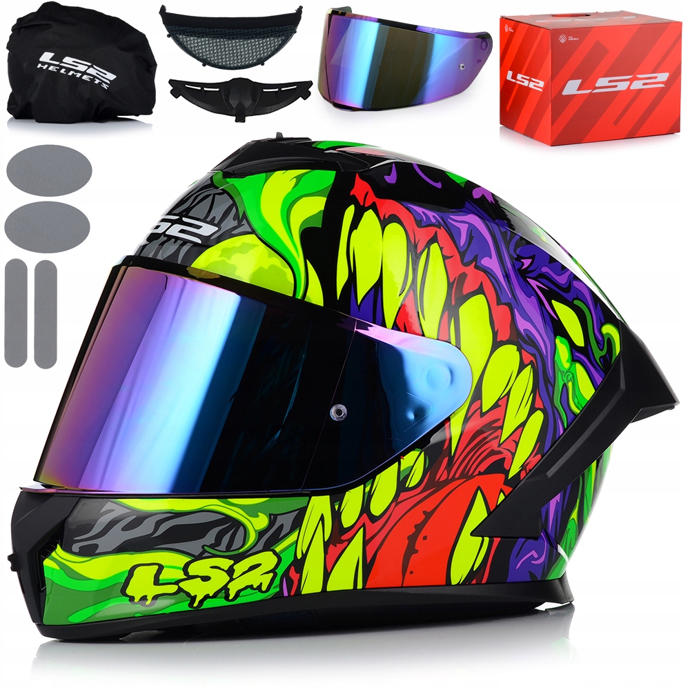 Motocyklová Prilba LS2 FF820 Rapid III System Pinlock Ecer 22.06 2x Sklo