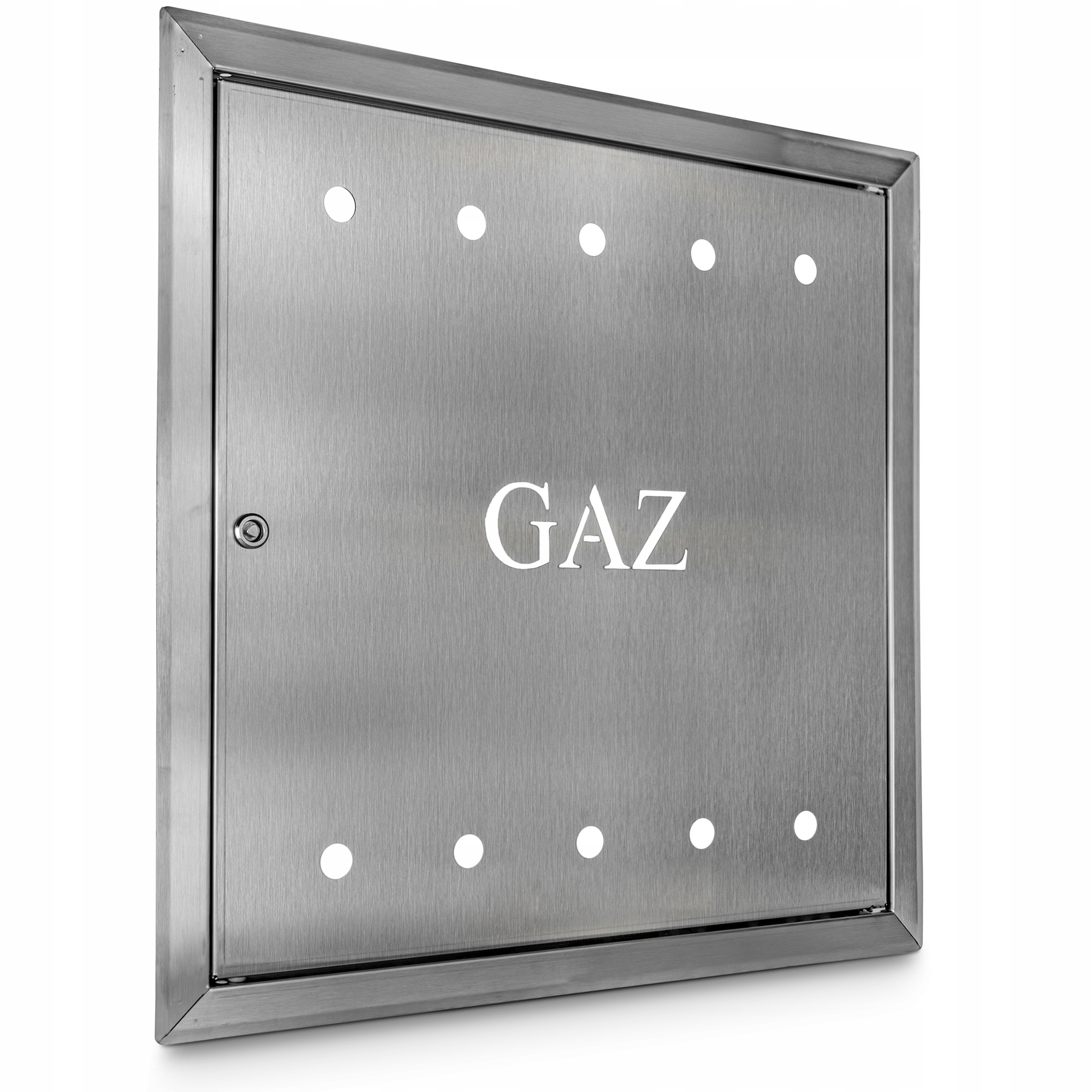 Plynová dvířka nerezová 50 x 50 cm s klíčem