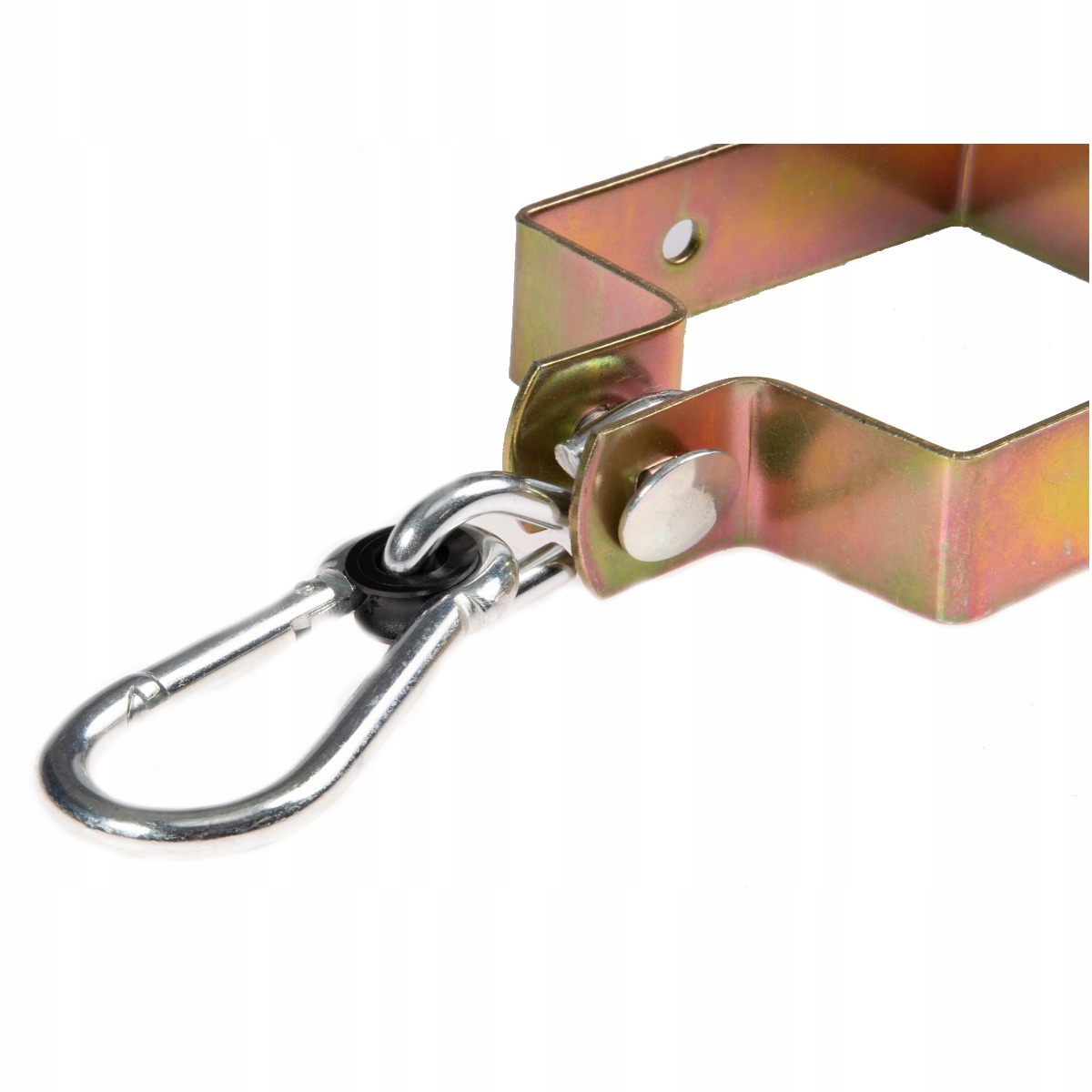 HAK DO HUŚTAWKI OBEJMA Z KARABINCZYKIEM 90X90 Stan opakowania oryginalne