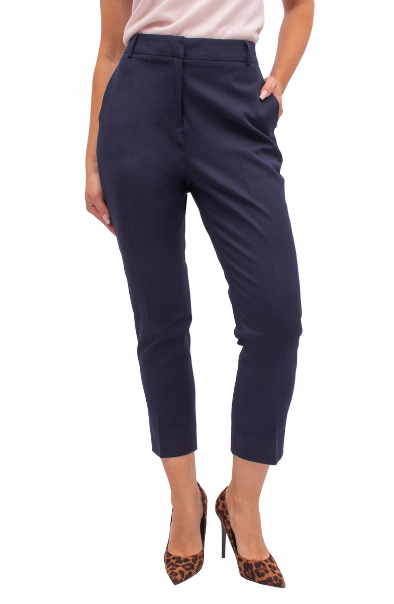 eleganckie SPODNIE DAMSKIE duże rozmiary granat 44 Marka FIRI