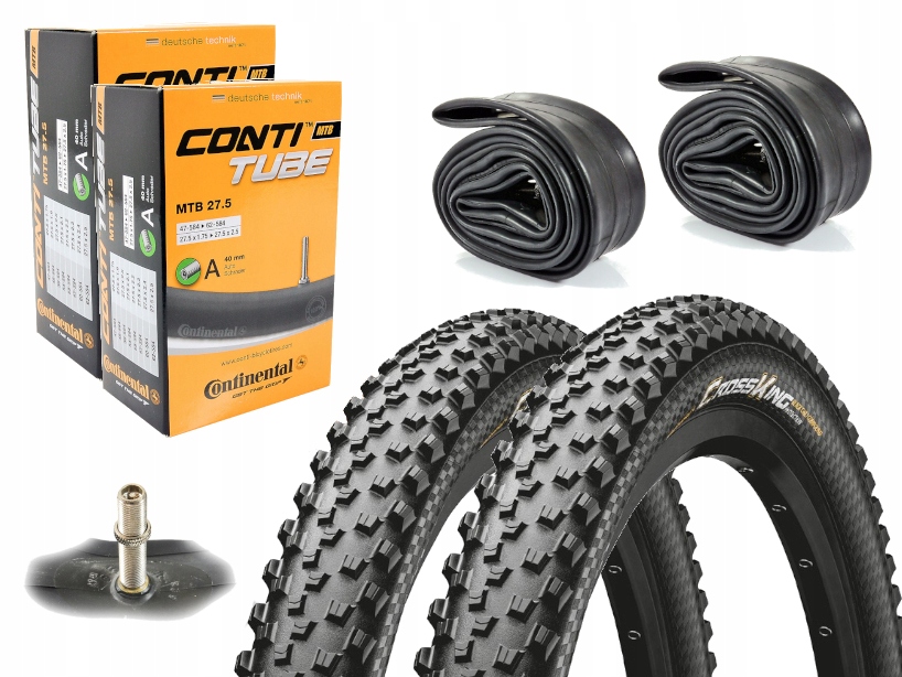 Pneumatiky duše na kolo Continental 27,5 2,3 2 Kola