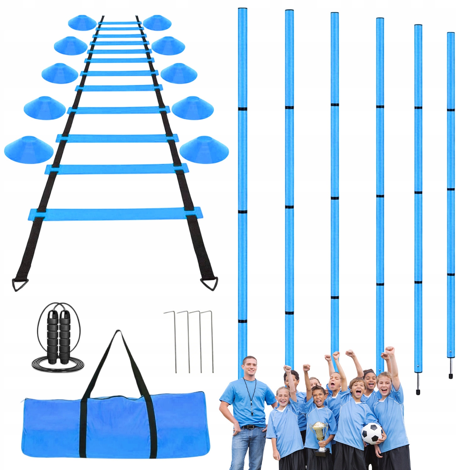 Fotbalový Tréninkový Žebřík Pro Trénink Agility, Flexibilní A Praktický