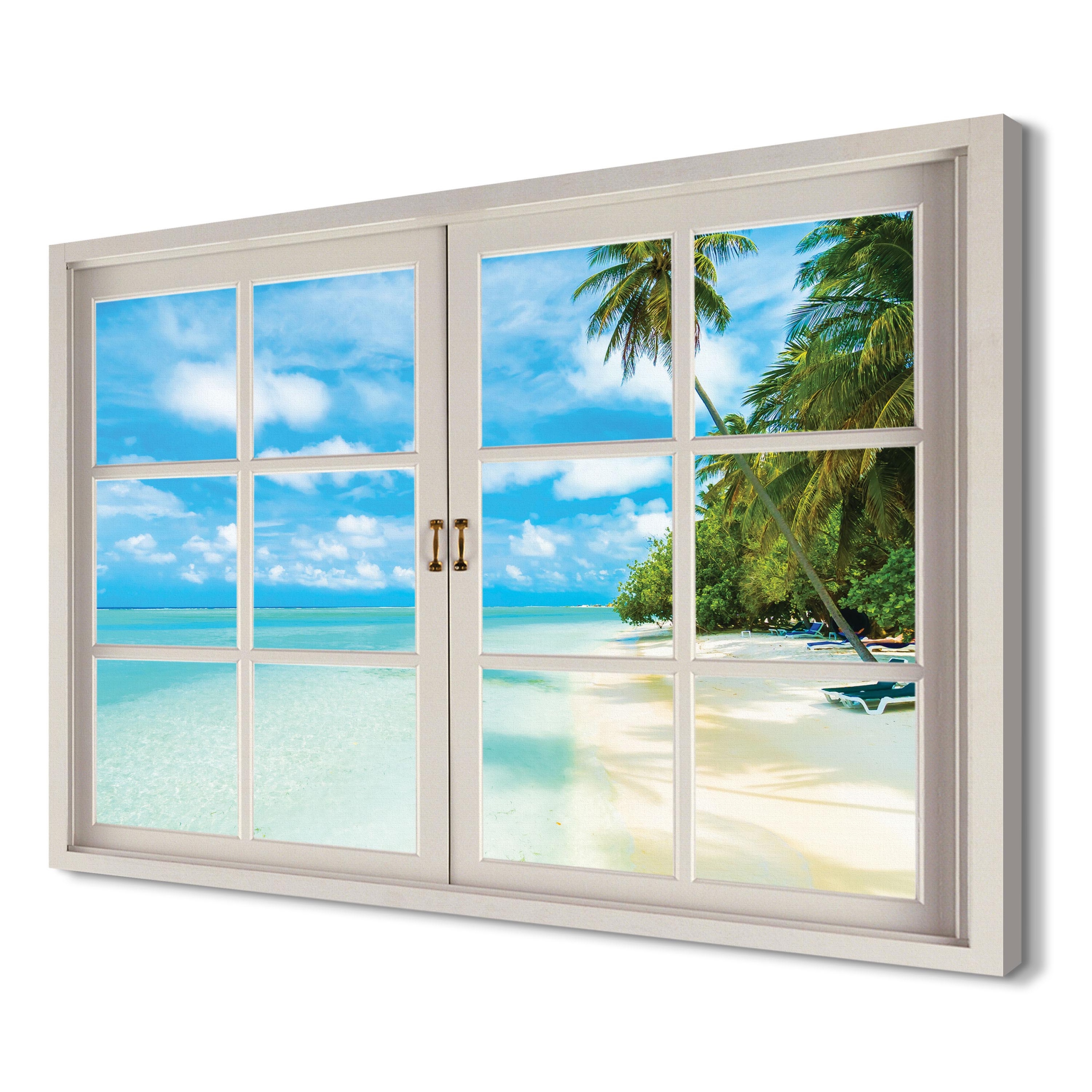 

Morze Palmy do kuchni 120x80 Foto obraz na płótnie