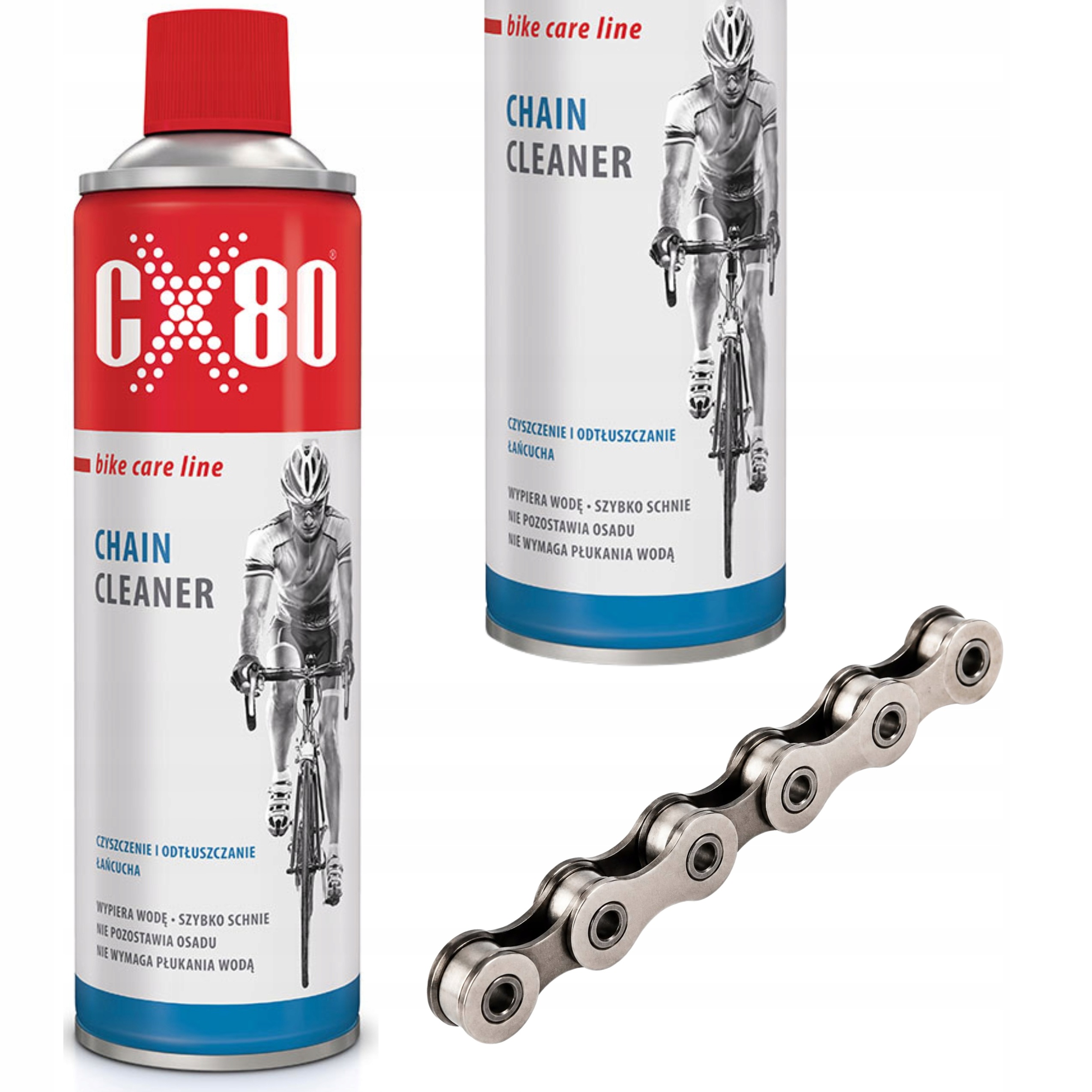 Zmywacz Preparat Czyszczenia Łańcucha Rowerowego CX80 Chain Cleaner 500 ml