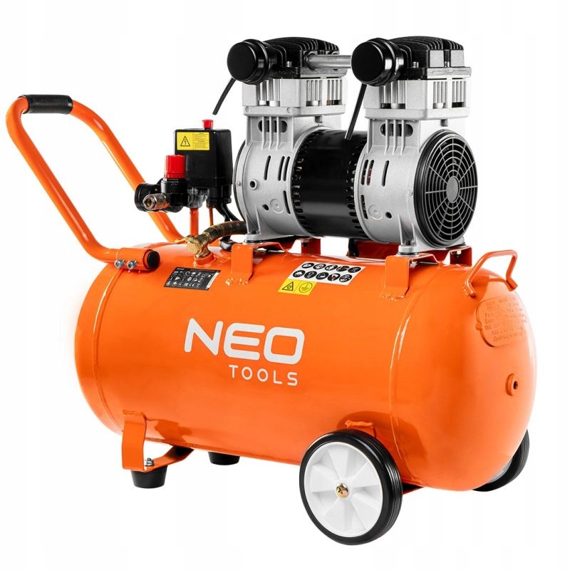 

Neo Tools Kompresor bezolejowy 50L 12K022
