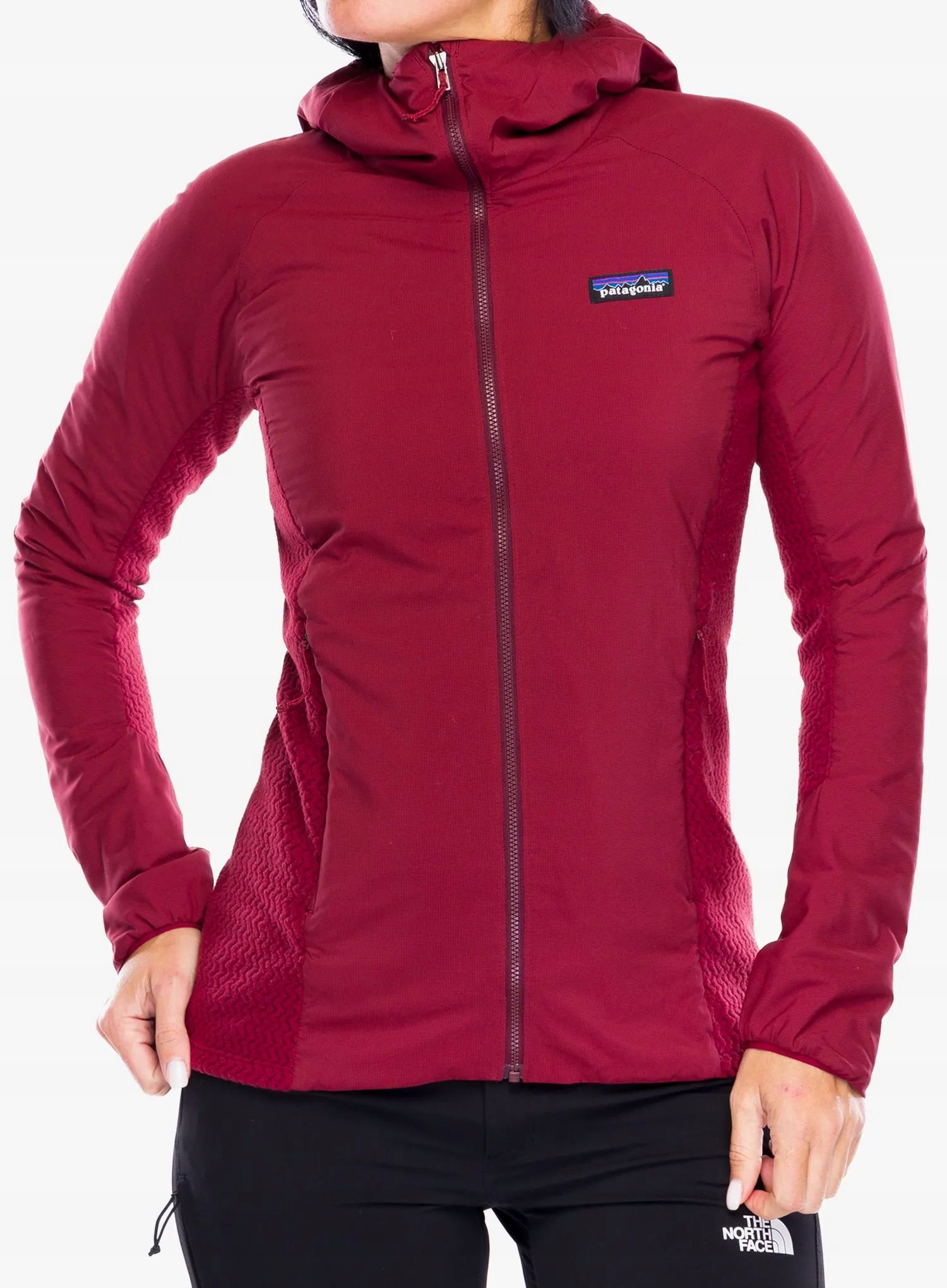 Dámská hybridní bunda Patagonia Nano-Air Light Hybrid Hoody oxide red M