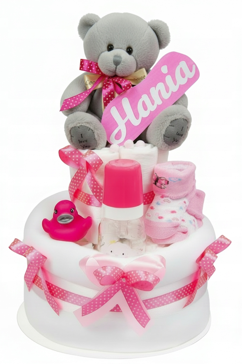 Dort z plenek Pampers 4 Medvídek šedý růžový