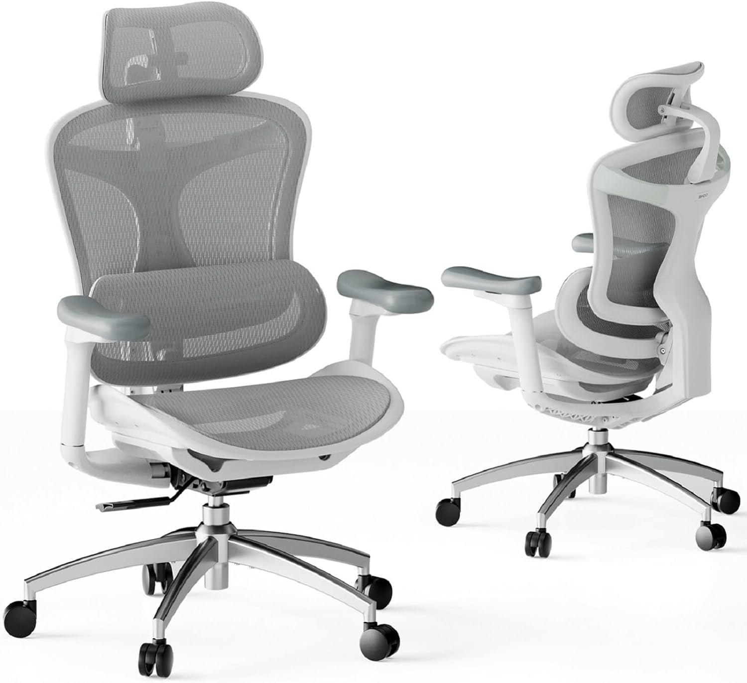 Ergonomická kancelárska stolička Sihoo Doro C300 počítačová, biela