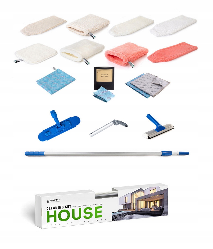 Raypath sada House velký bestseller. Sada pro úklid domácnosti bez chemie