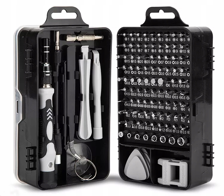 

Zestaw Precyzyjnych Śrubokrętów 115w1 Torx Wkrętak