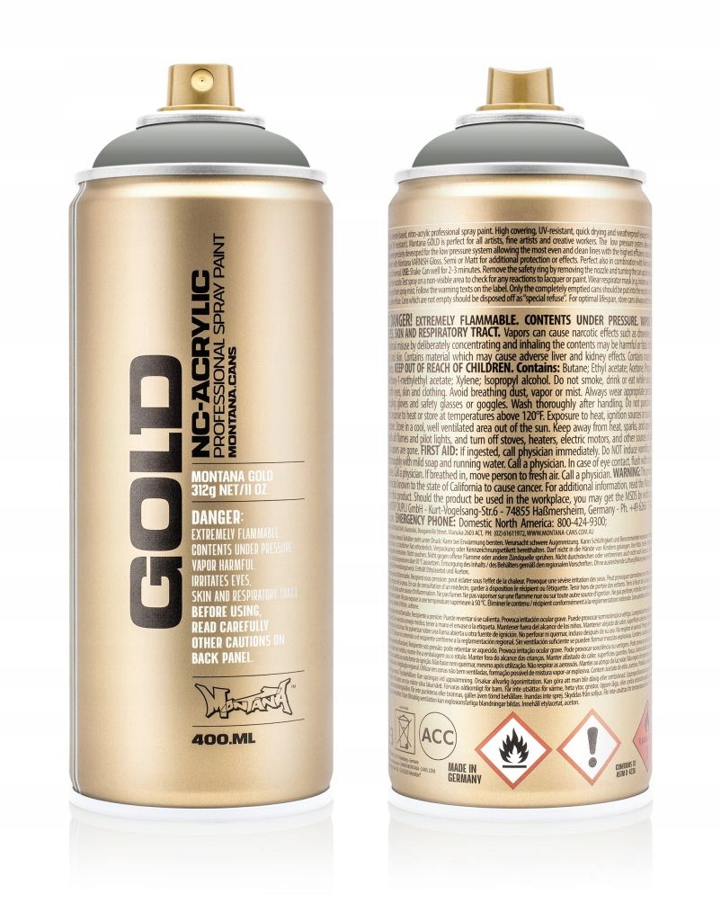 Lakier do dekoracji Szary Meteoryt 400ML Półmat Spray