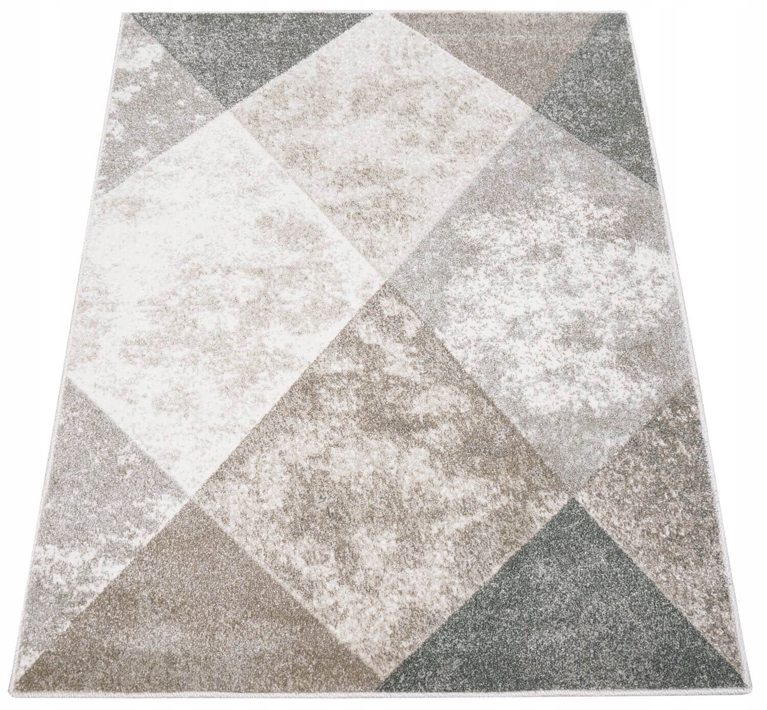 Moderný Koberec Do Obývačky Módny Hrubý Fryz 120X170