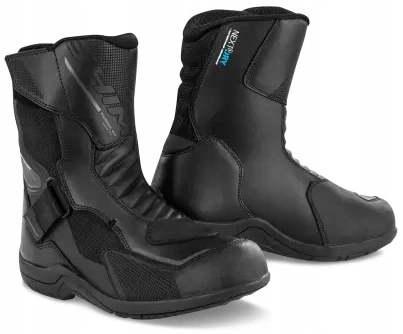 Shima Fusion Wp Lady Black Dámske Nepremokavé Motocyklové Topánky