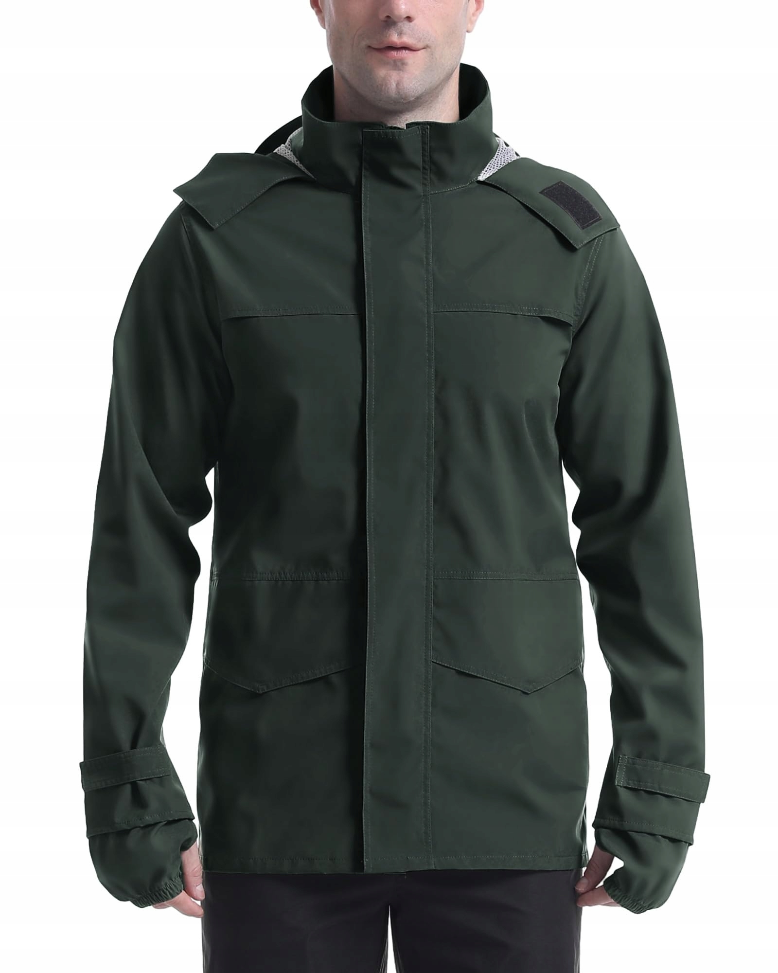 Pánská nepromokavá bunda s kapucí S Kapucí