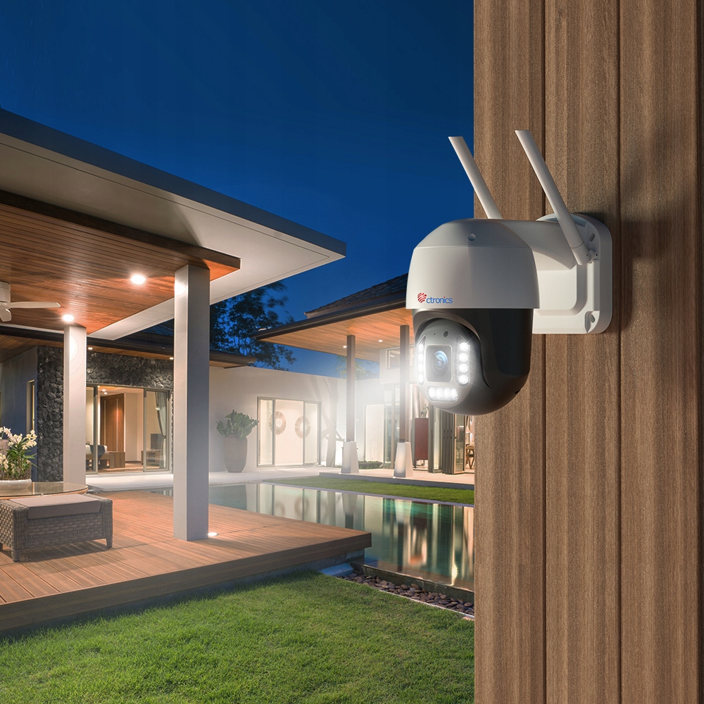 CTRONICS Kamera Zewnętrzna 4K 8MP WiFi PTZ IP z Detekcją Ruchu i IP66 — miniatura 11