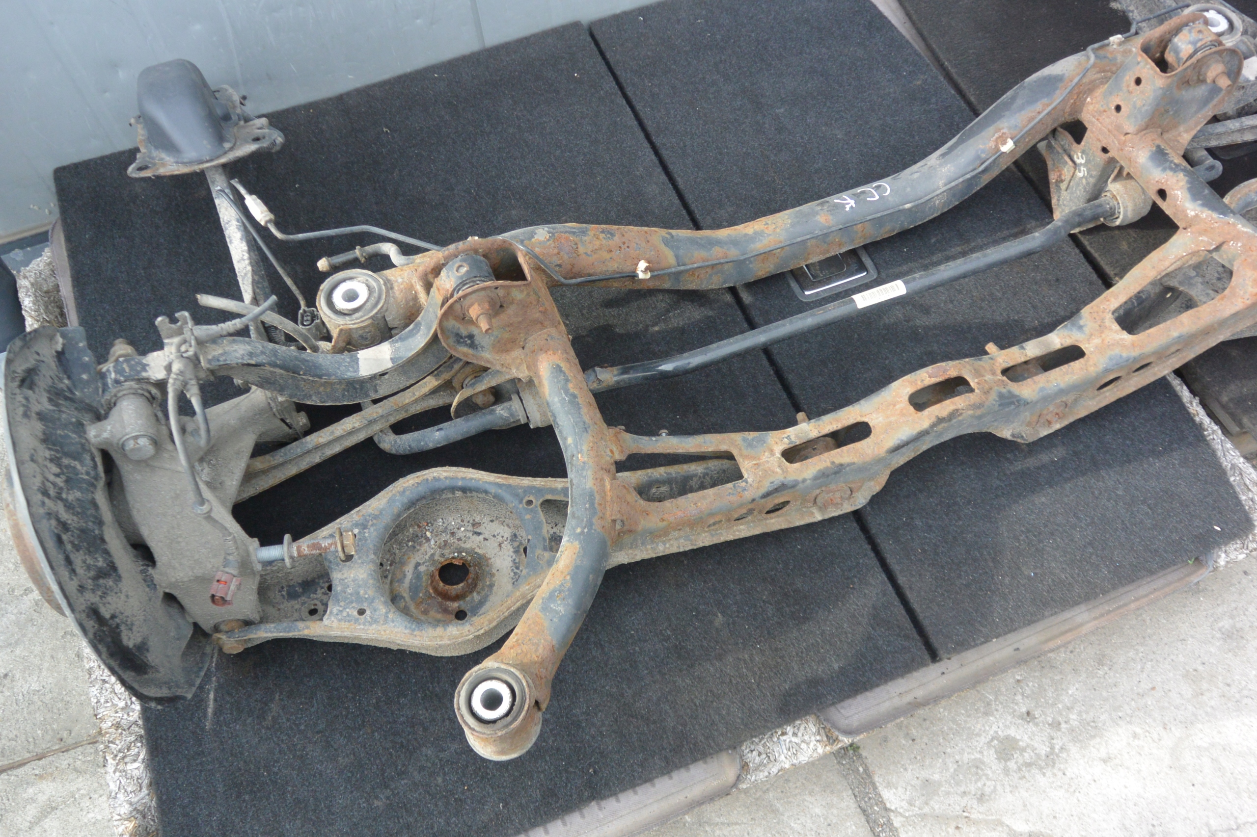 axle beam springing rear part swing arm KPL 2WD VW PASSAT CC B6 B7