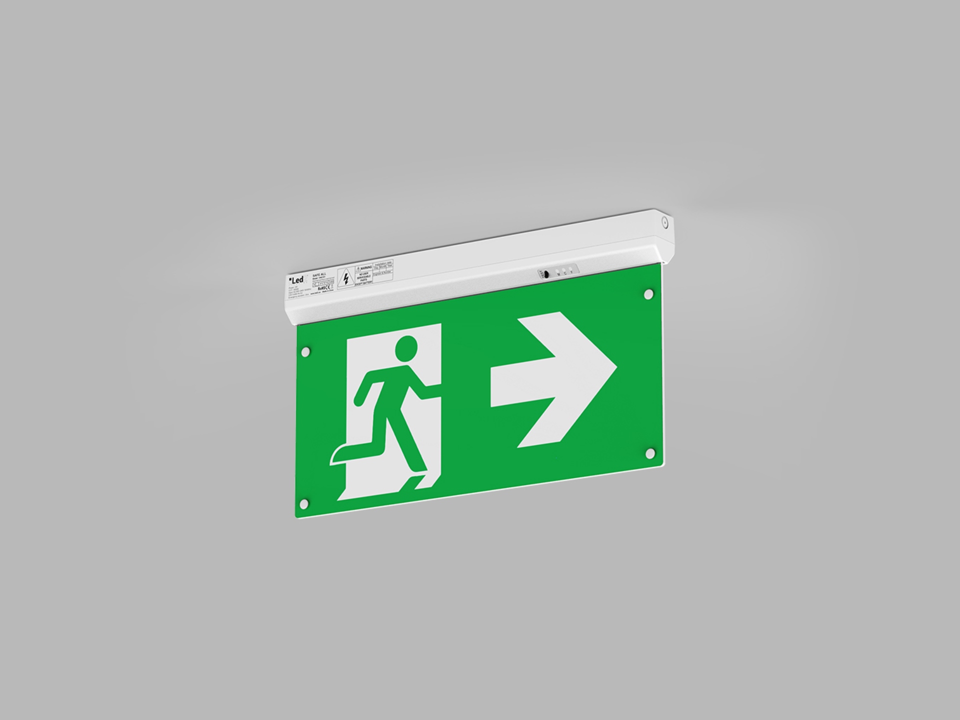 LED2 1440161 Stropné svietidlo Safe All 2W 6000K Emergency 3h biela