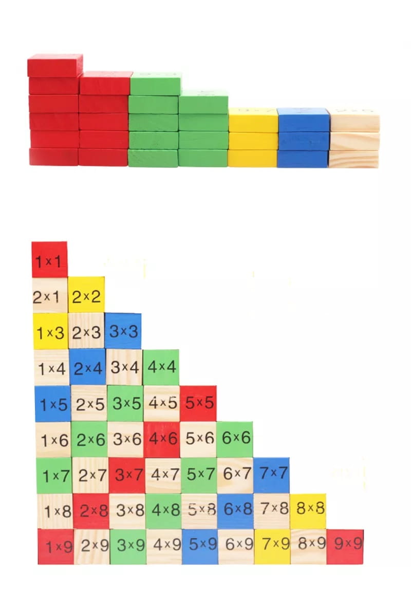 Drewniana tablica do nauki Tabliczki Mnożenia Marka Woody