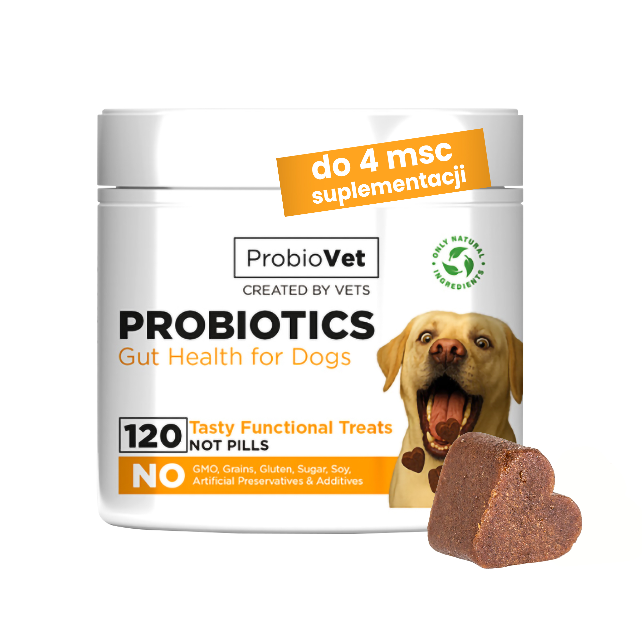 ProbioVet 120 szt-suplement dla psów z probiotykiem, zdrowe jelita, energia
