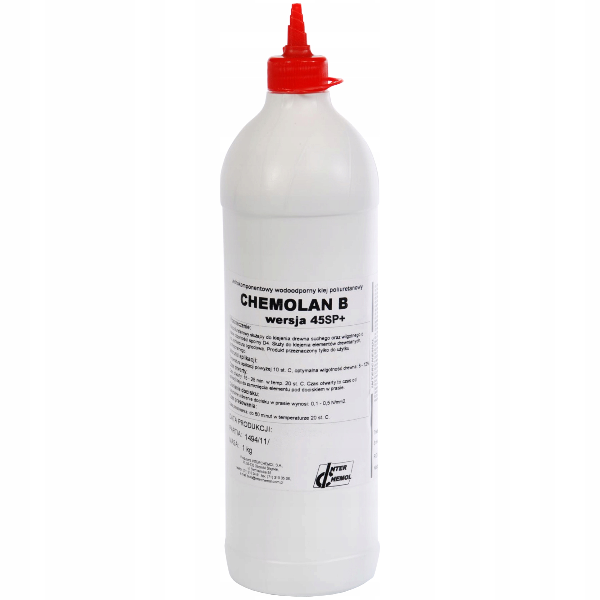 

Chemolan B45 Sp+ Poliuretanowy Klej Drewno D4 1kg