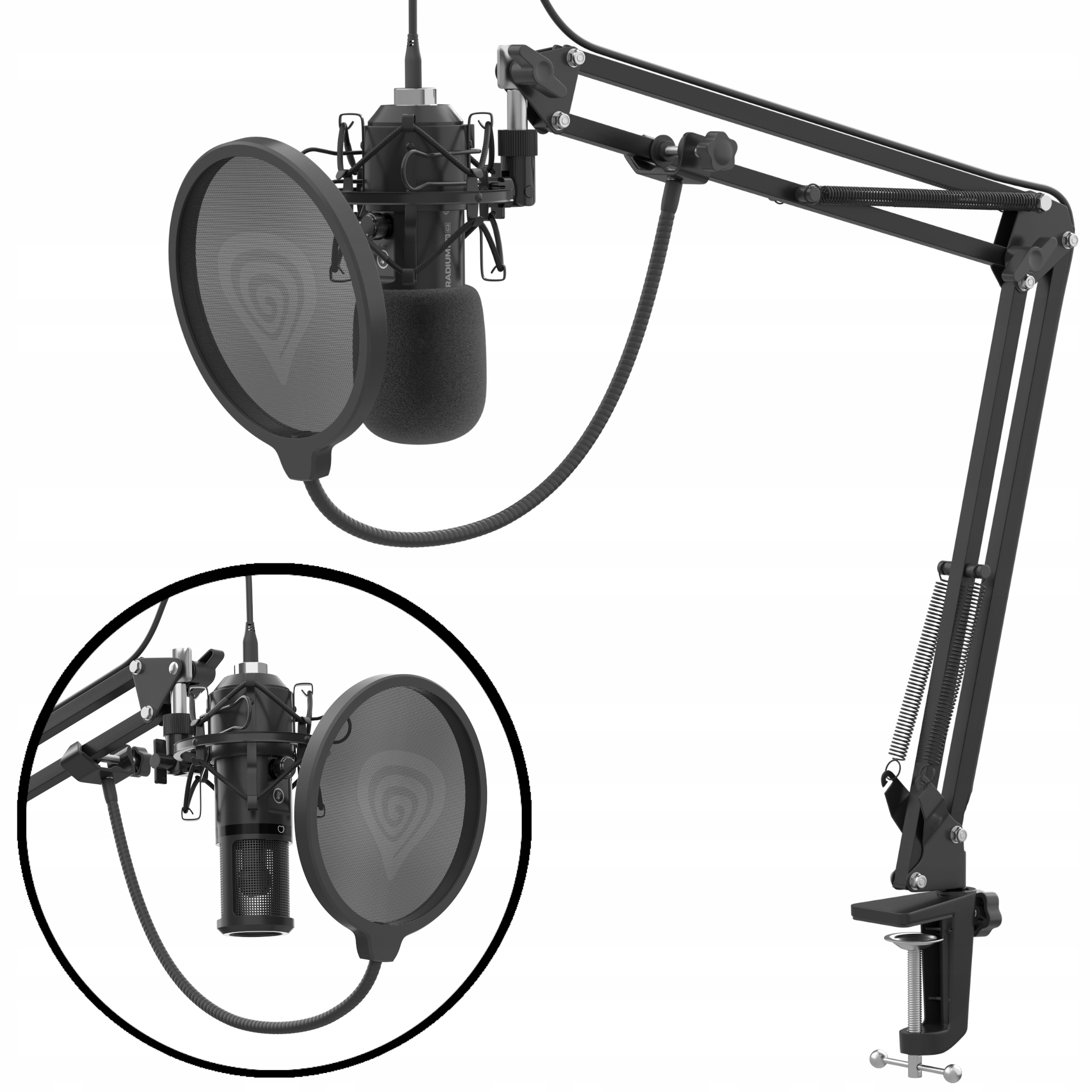 Streamovací mikrofón Genesis Radium 400 G2, Usb NGM-2285