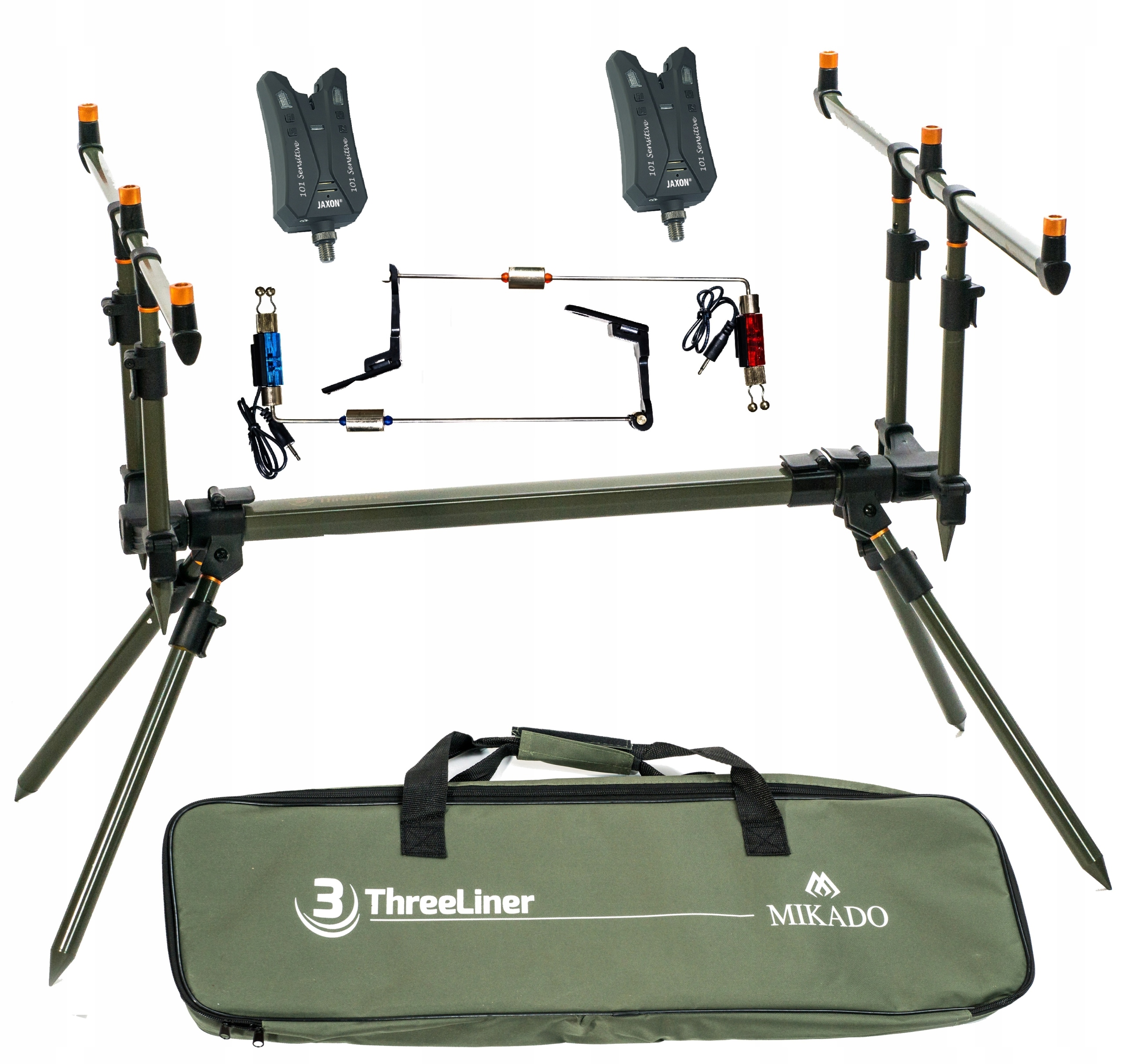 Stojak Mikado Threeliner 2x Sygnalizator Jaxon