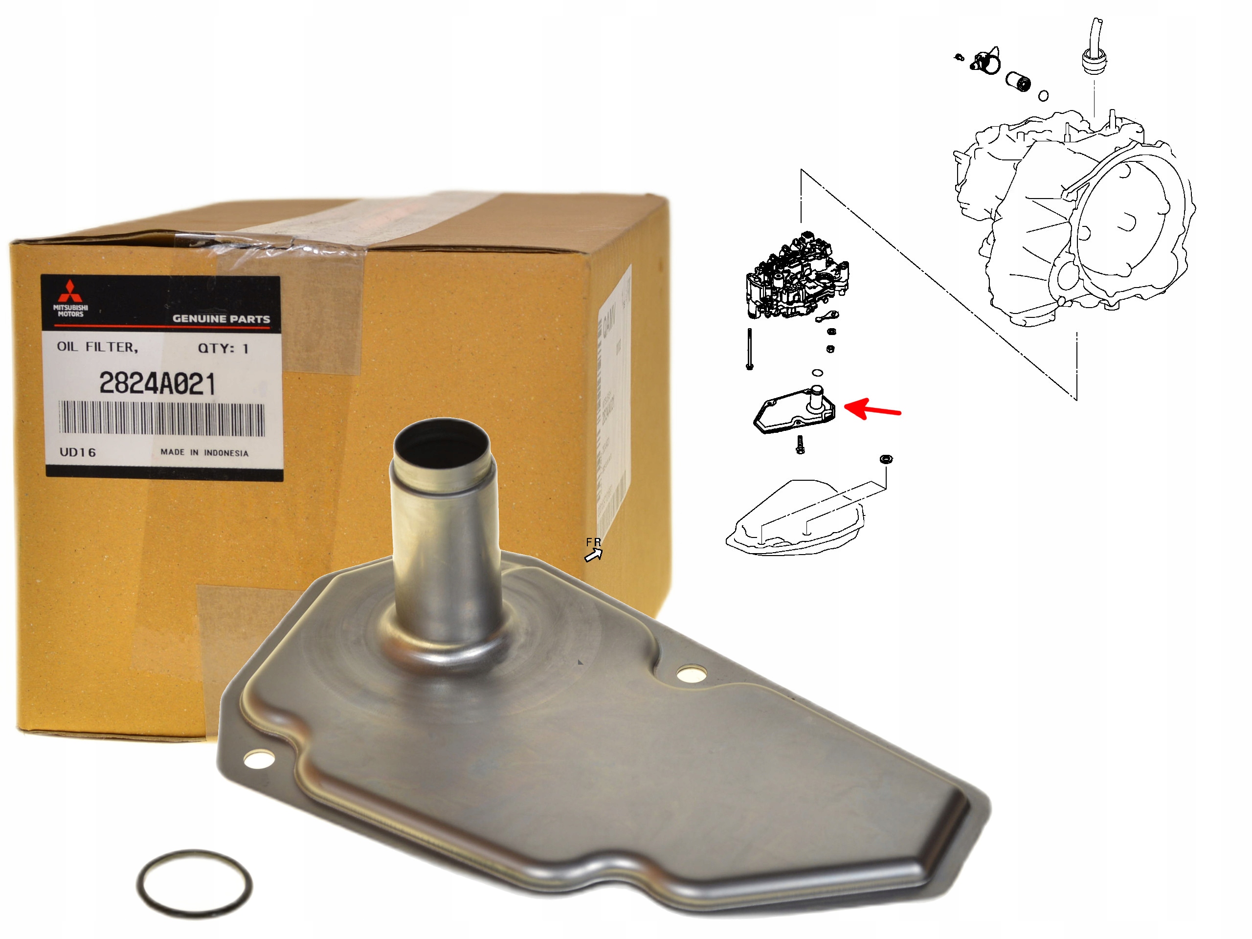 Olejový Filtr Automatické Převodovky 2824A021 Oe Mitsubishi Space Star