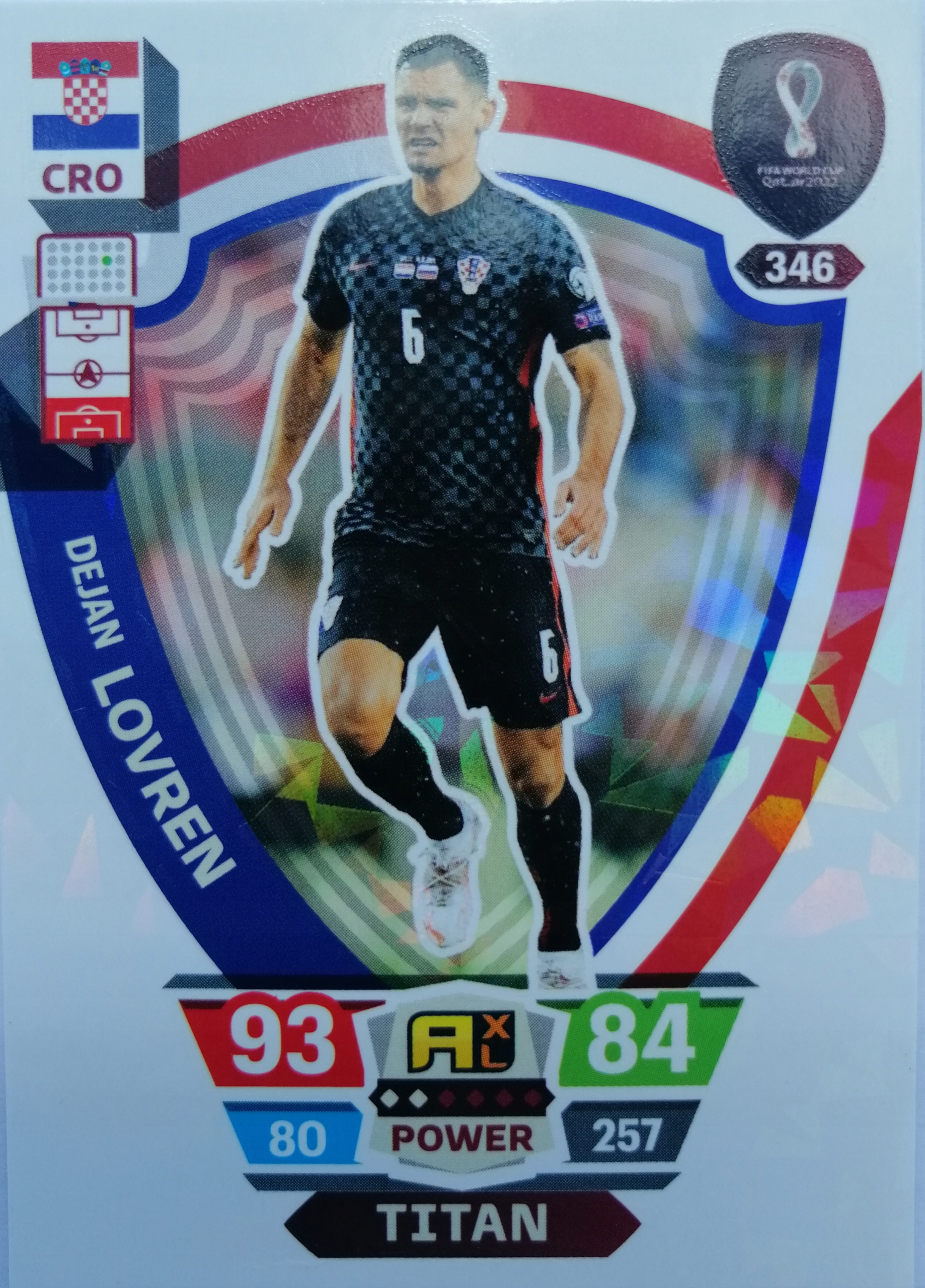 World Cup Qatar 2022 Power Titan 346 Lovren
