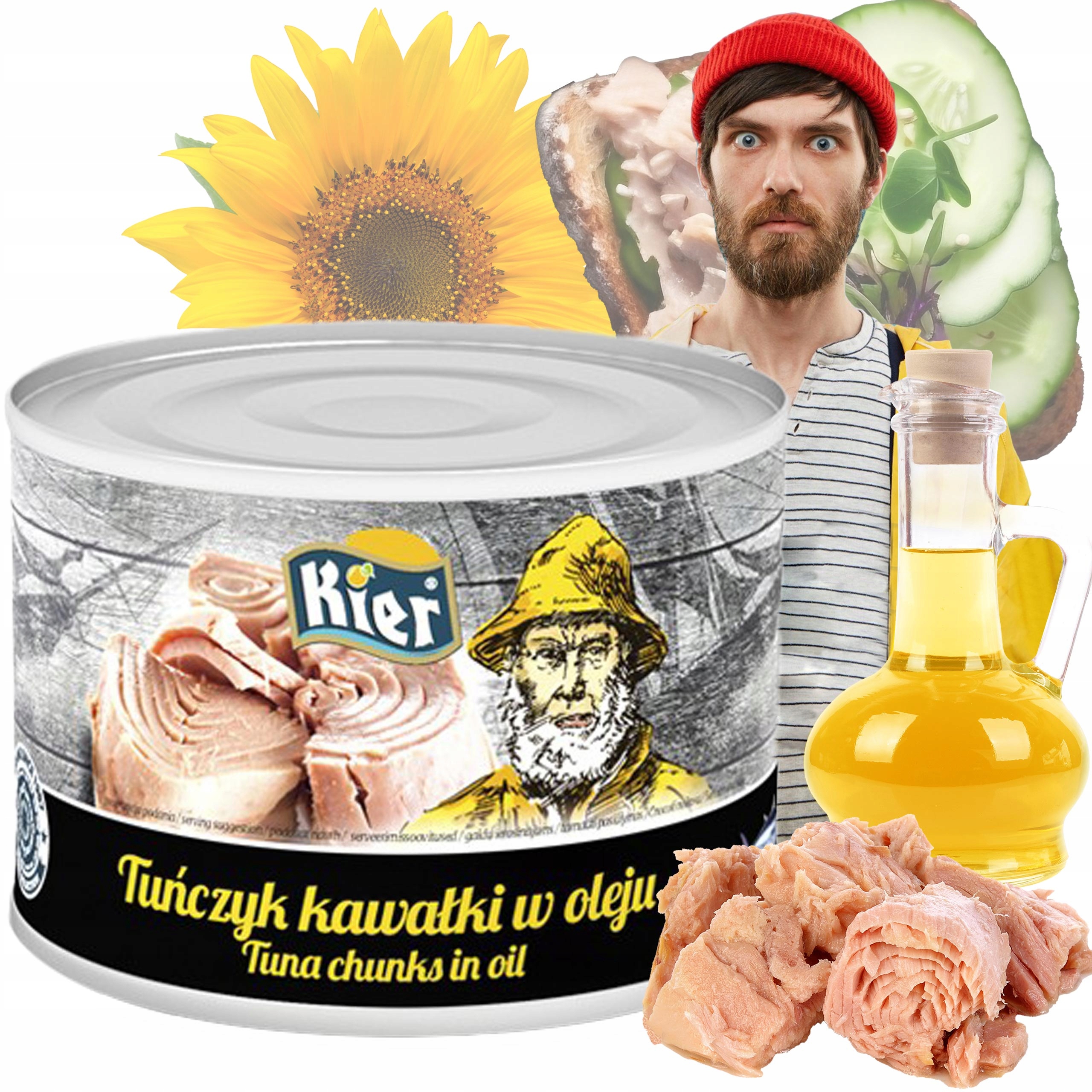 Levně Tuňák v Rostlinném Oleji 1715 g Kier velké kousky