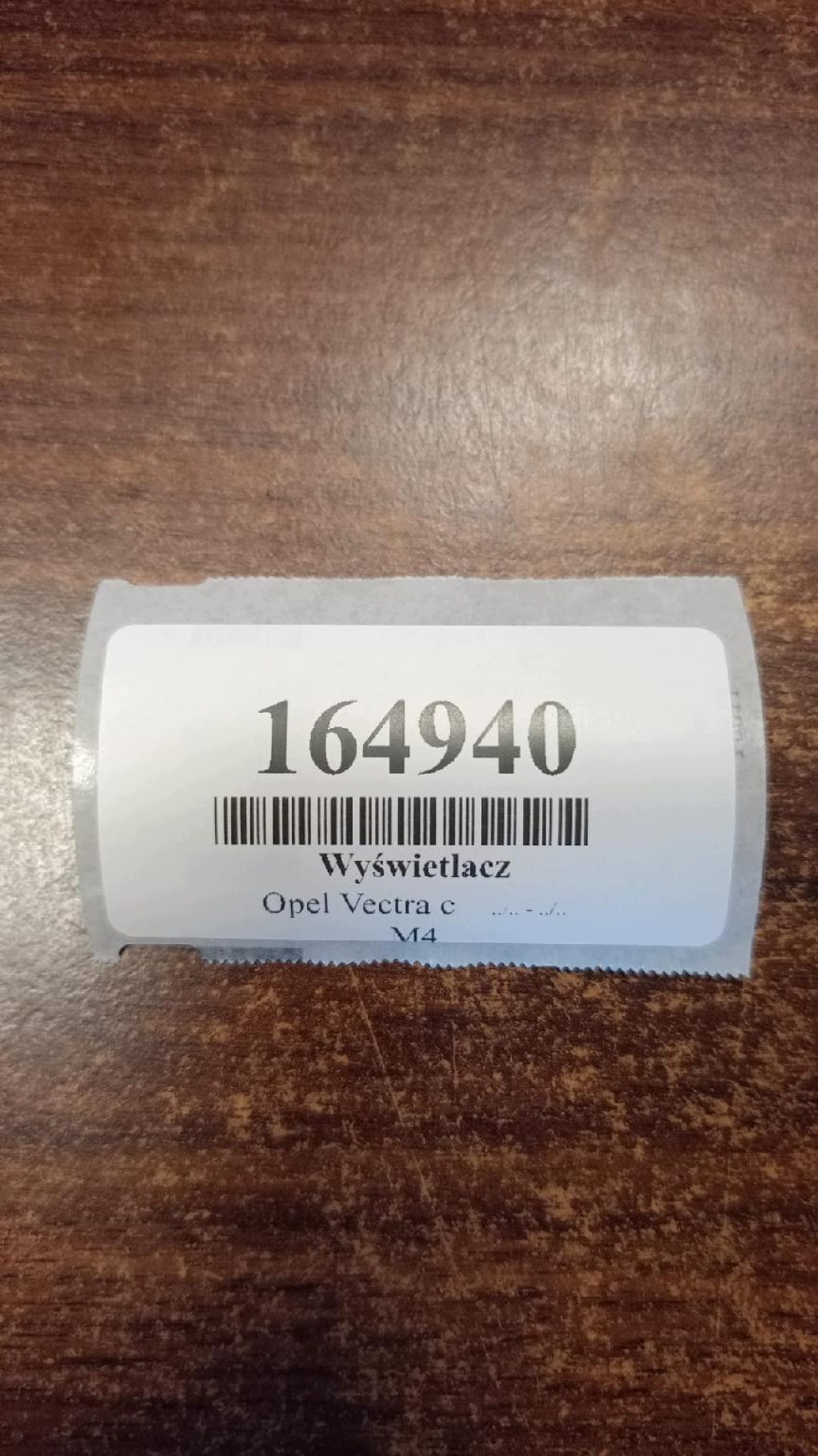 OPEL VECTRA C display KRATKI air conditioning devices 13265760