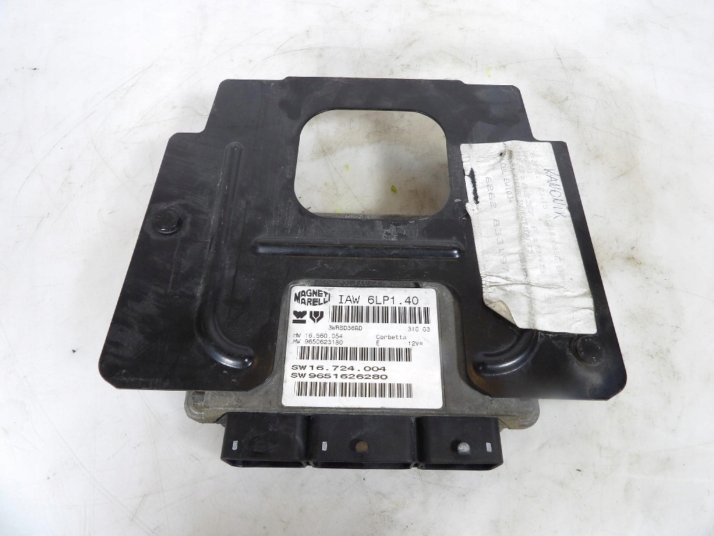 PEUGEOT 307 2.0B control unit of the engine 16724004