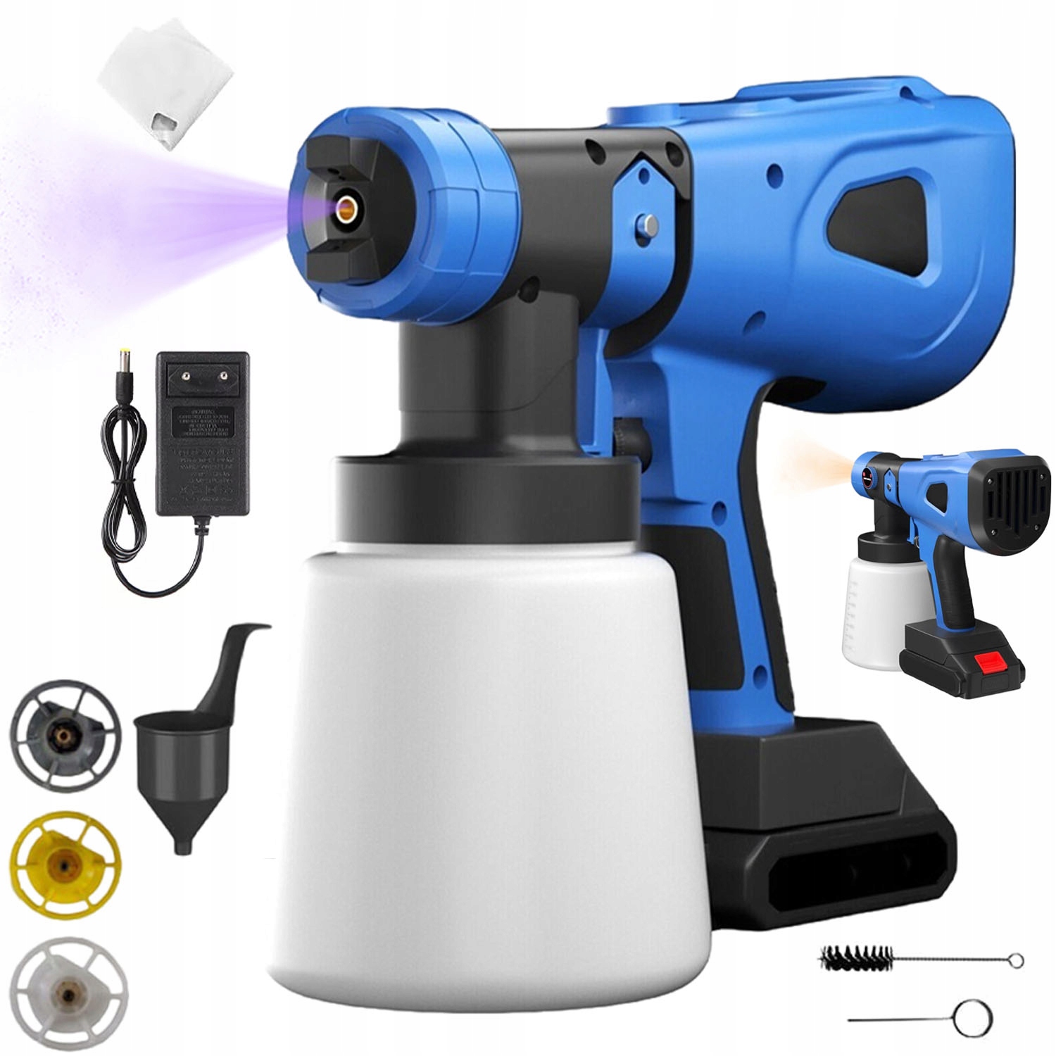 Pistole pro stříkací malování Akumulátorový malířský agregát baterie