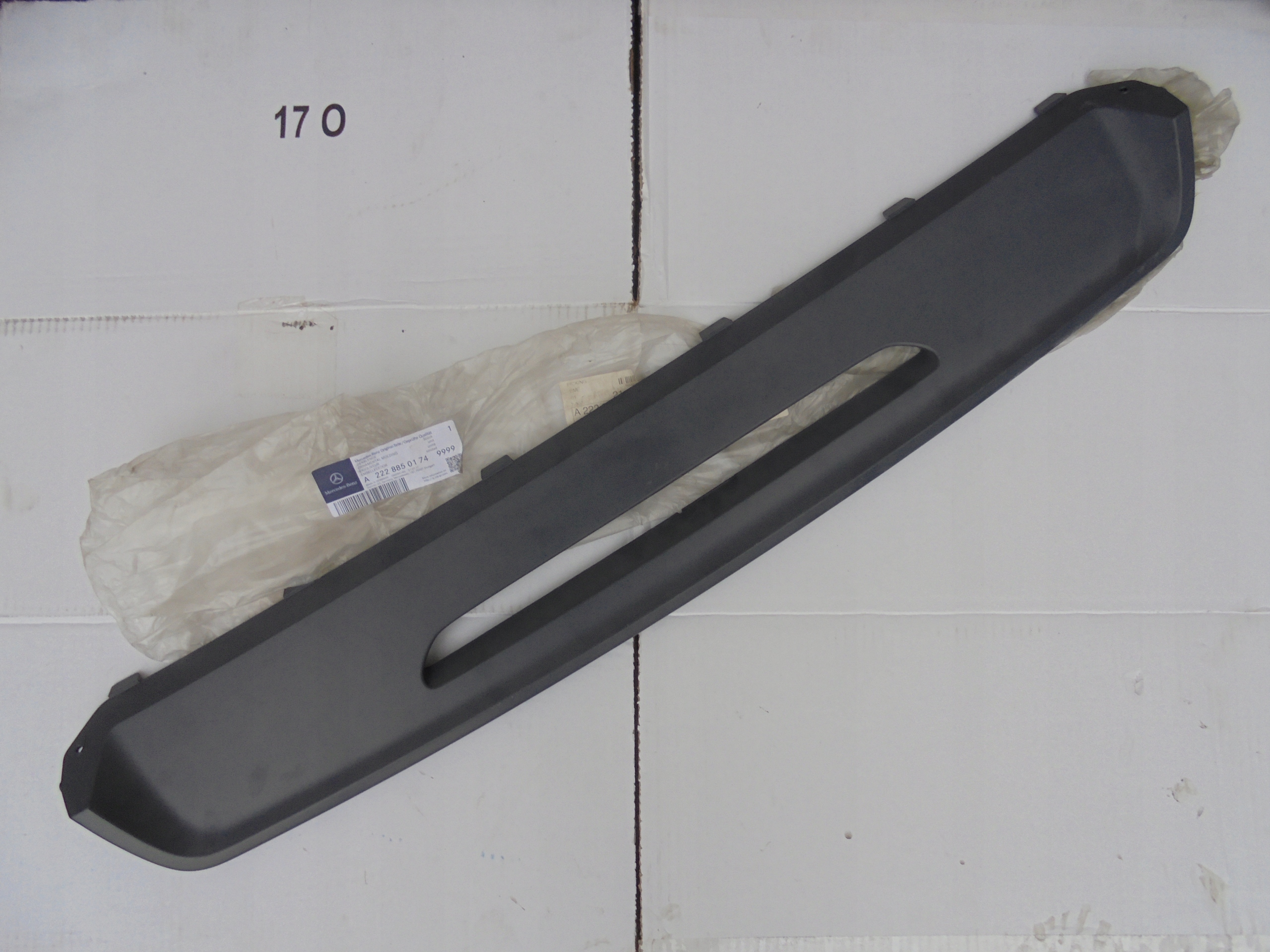 DYFUZOR SPOILER TYLNY ZDERZAKA MERCEDES S W222 AMG