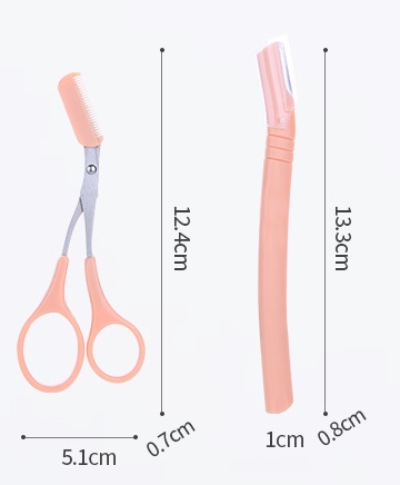 Zestaw do brwi | brow set | nożyczki i trymer Marka ManyBeauty