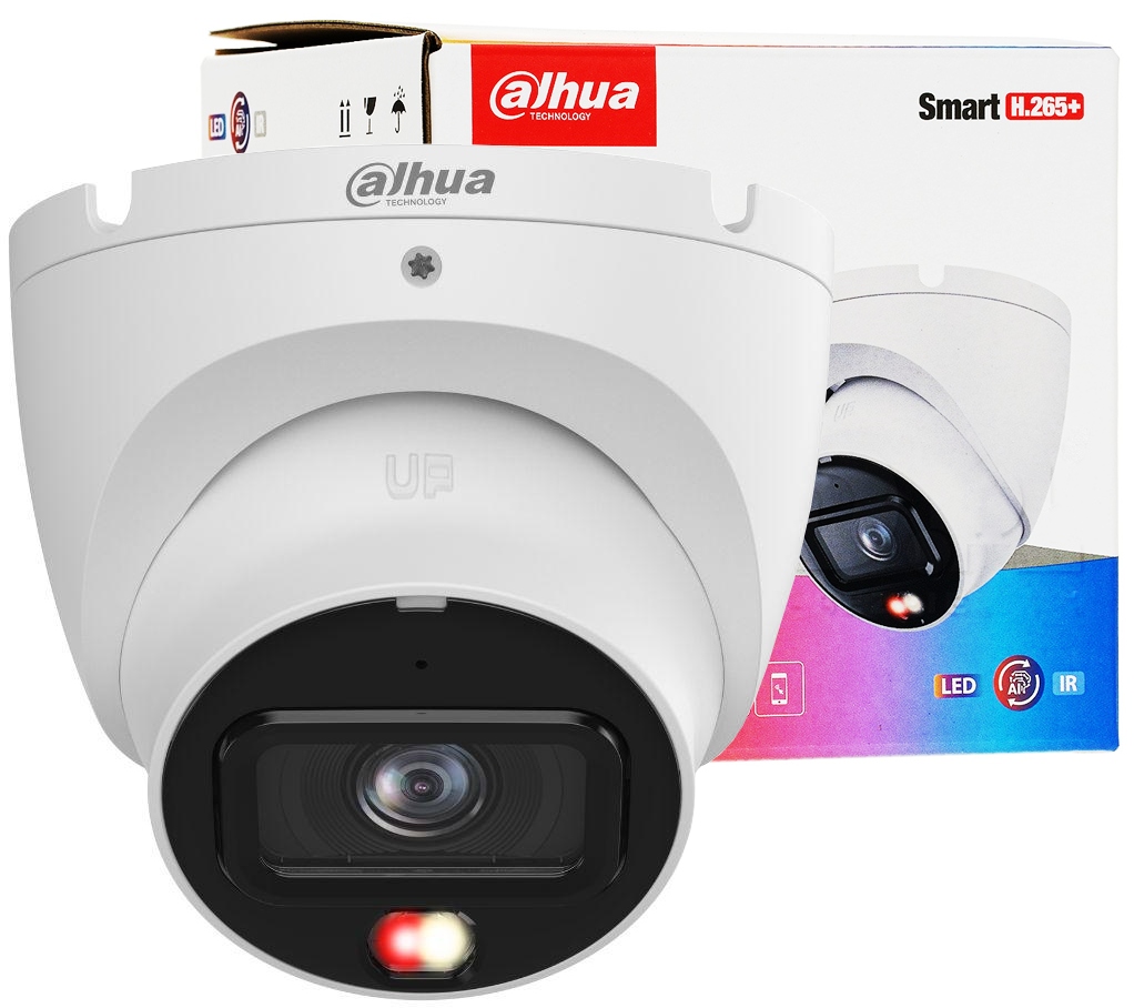 Vonkajšia Ip kamera Dahua IPC-HDW1639T-A-IL-0280B-S6 6Mpx PoE Dual Light