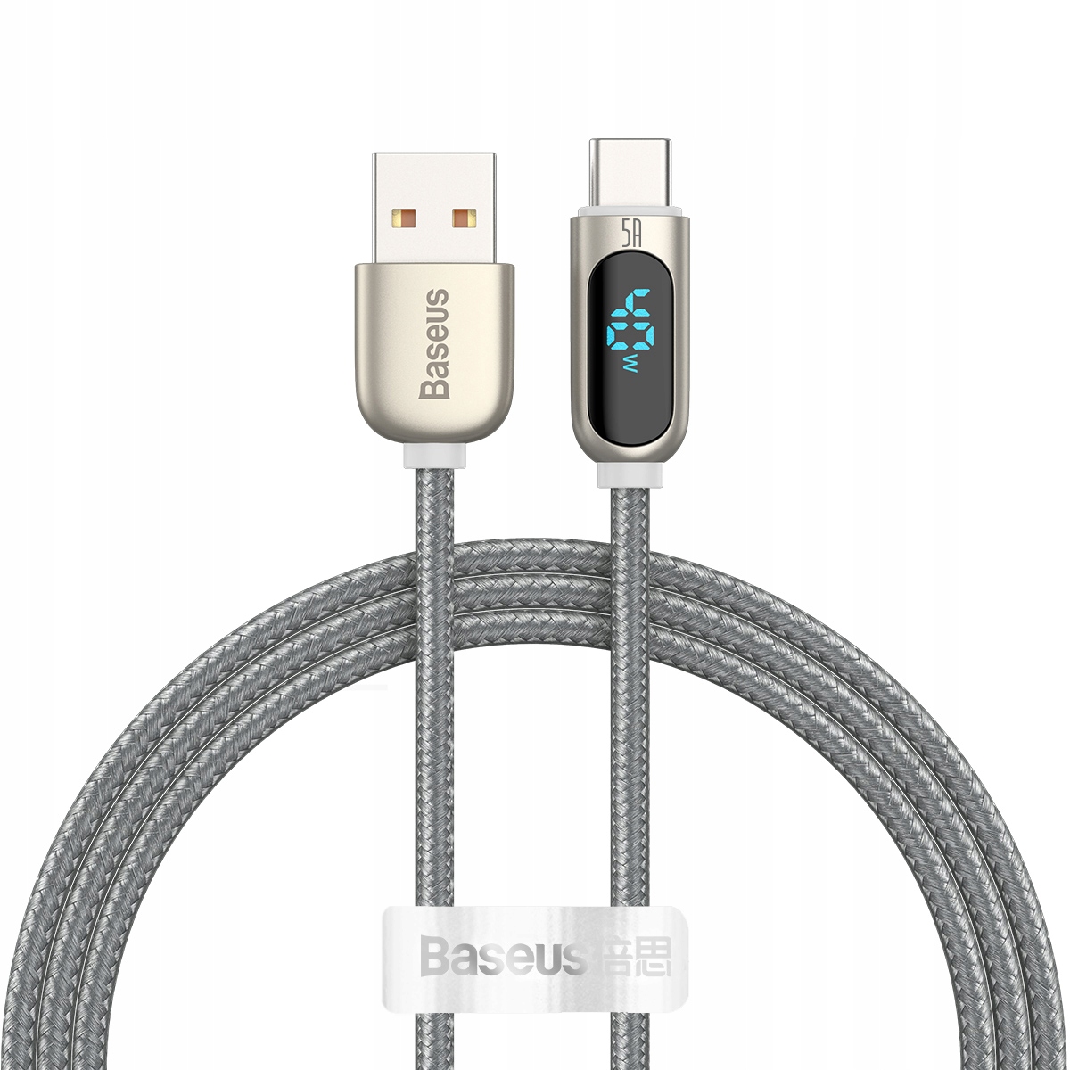 

Baseus kabel Usb-c z Miernikiem Prądu 5A 40W Qc