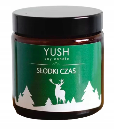 

Świąteczna Świeca Yush Jagody Cynamon Imbir Słodka
