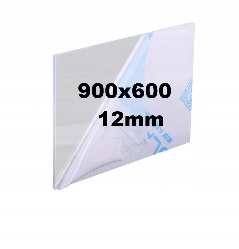 Pleksi /plexi Pleksa Plexa Bezbarvá na míru 900x600x12 mm Akrylová Deska