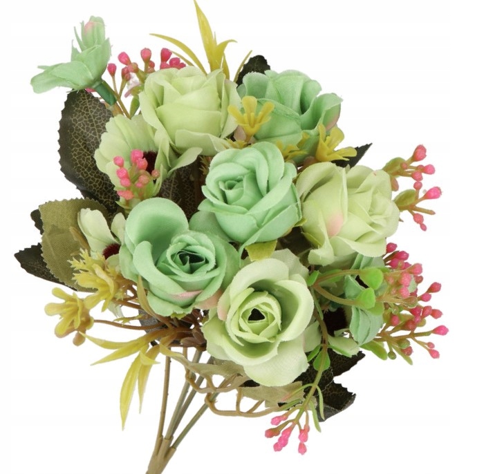 

Róża Róże Kwiaty Polne Sztuczne Kwiaty Bukiet 30CM