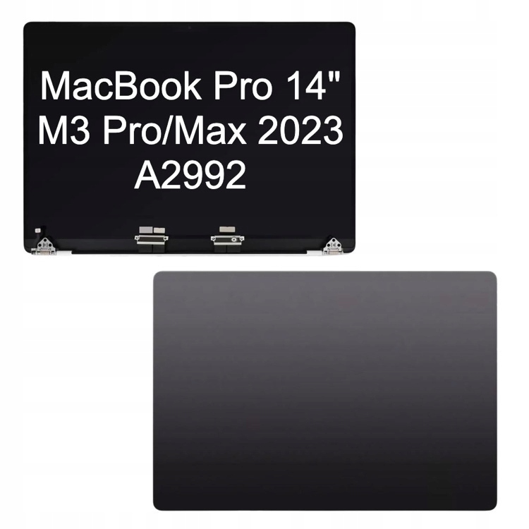 Matryca Ekran Skrzydło Do Apple MacBook Pro 14 A2992 Space Black M3 Pro Max