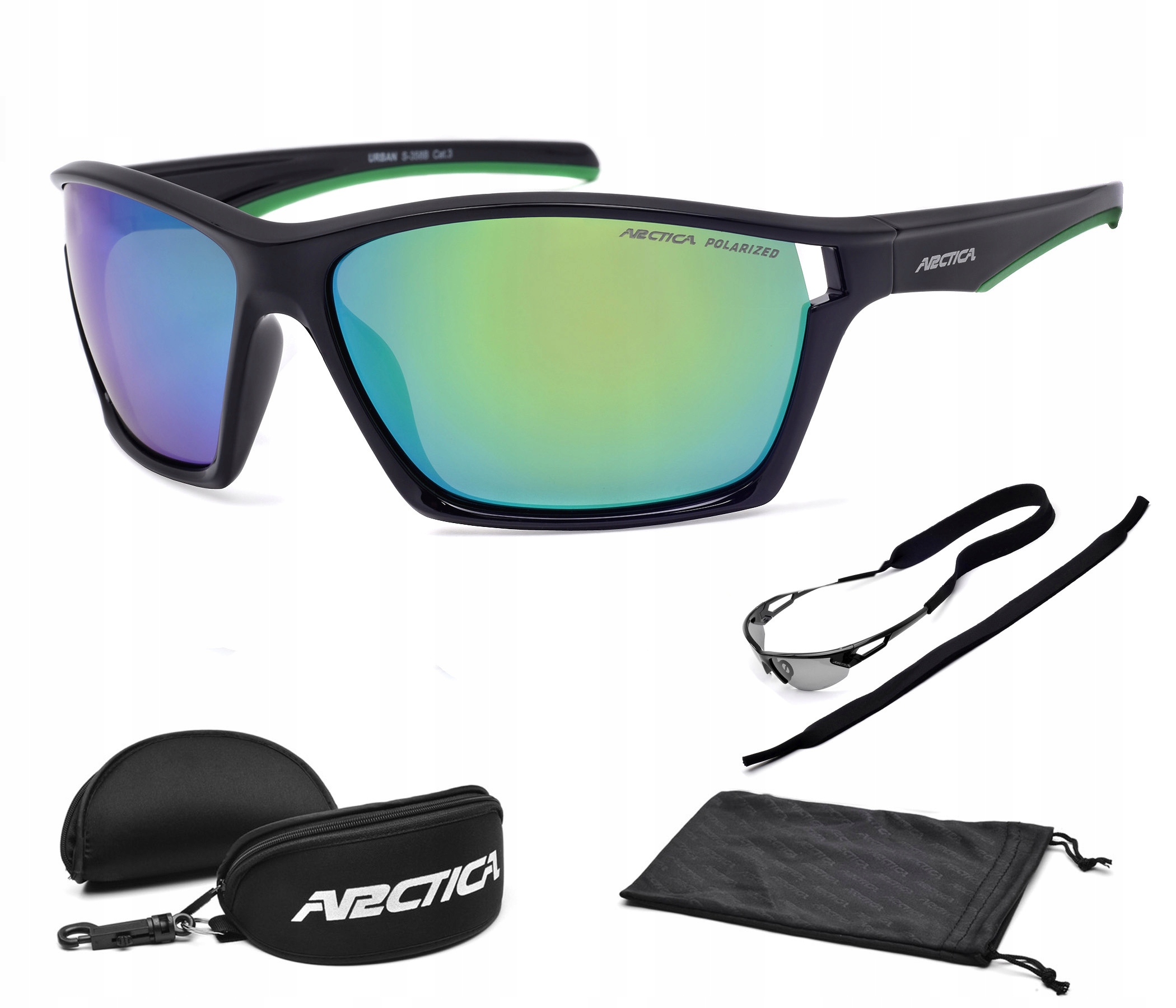 Polarizační Sportovní Brýle Arctica S-358B Pro Cyklistiku Nebo Řidiče