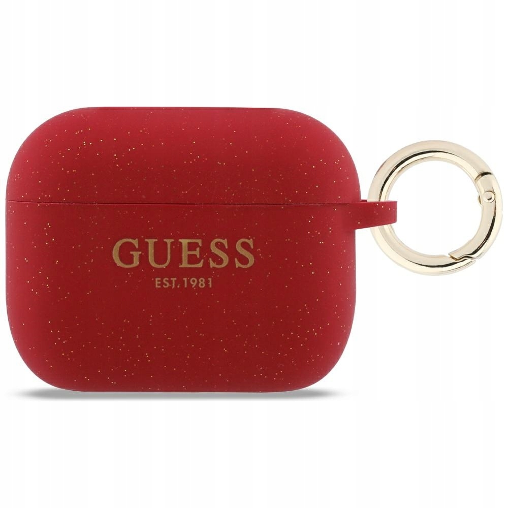Guess Etui Silicone Glitter Ring Do Airpods Pro 3 Luksusowe I Ochraniające