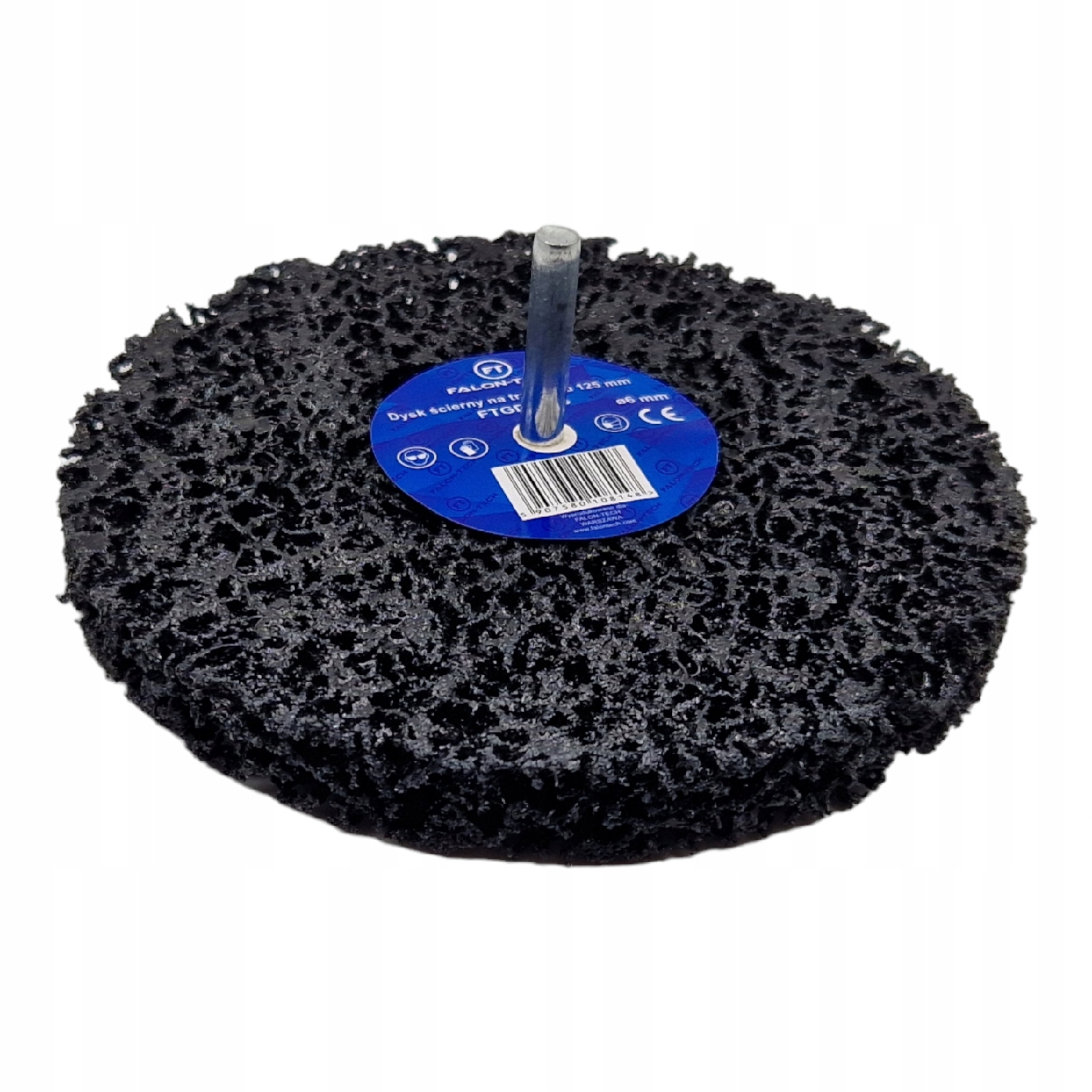DYSK NA TRZPIENIU WŁÓKNINA 125 mm WŁOSY MURZYNA Kod producenta FTGD125B