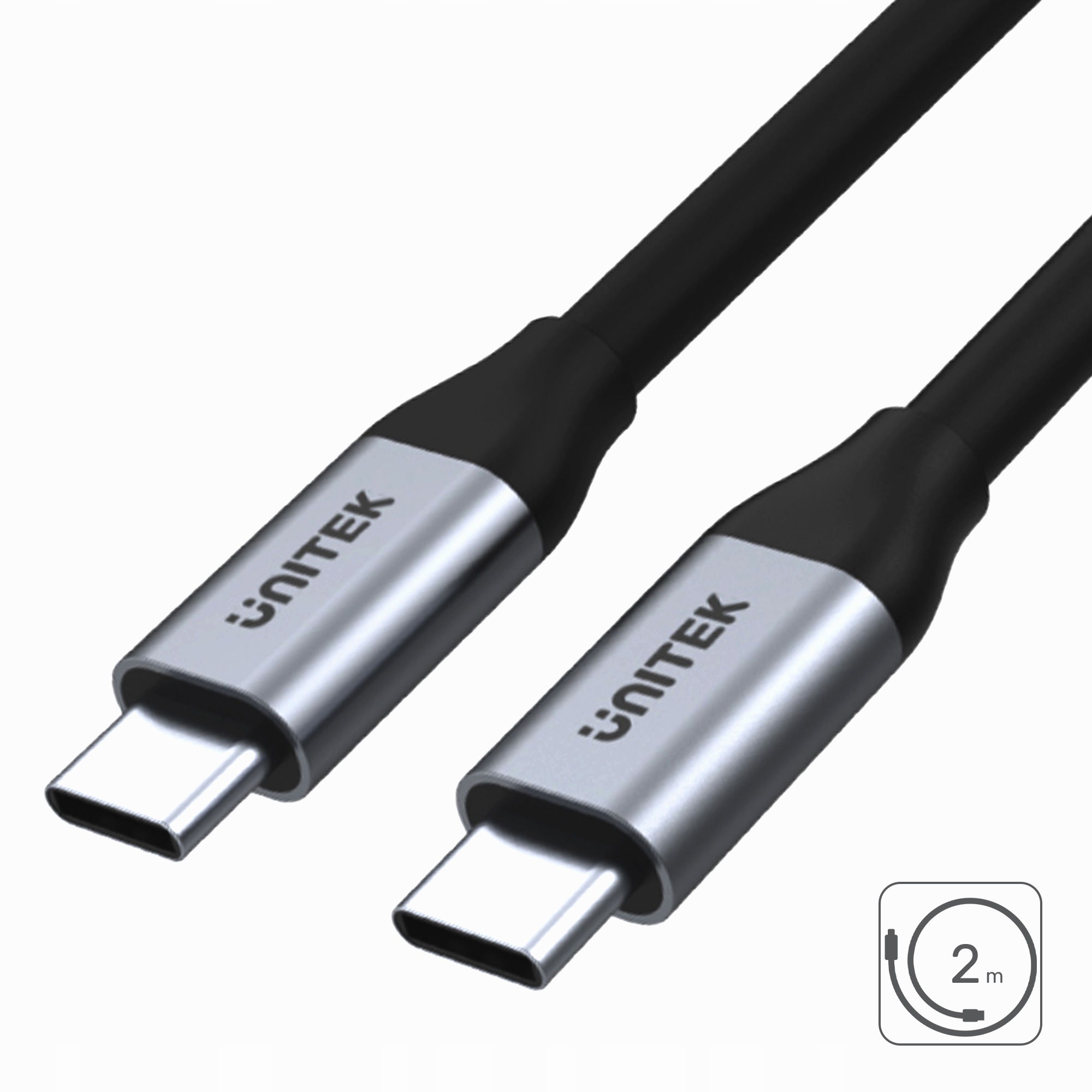 UNITEK KABEL USB-C 3.1 gen1 4K 60Hz QC PD 100W 2m EAN (GTIN) 4894160046307
